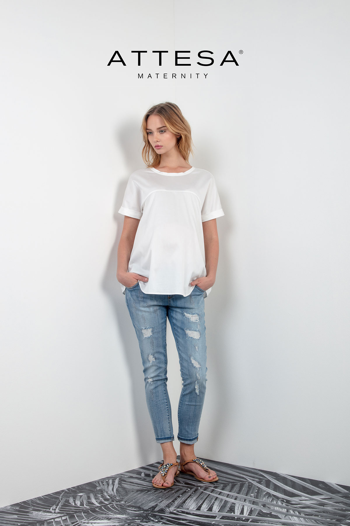 attesa maternity dress