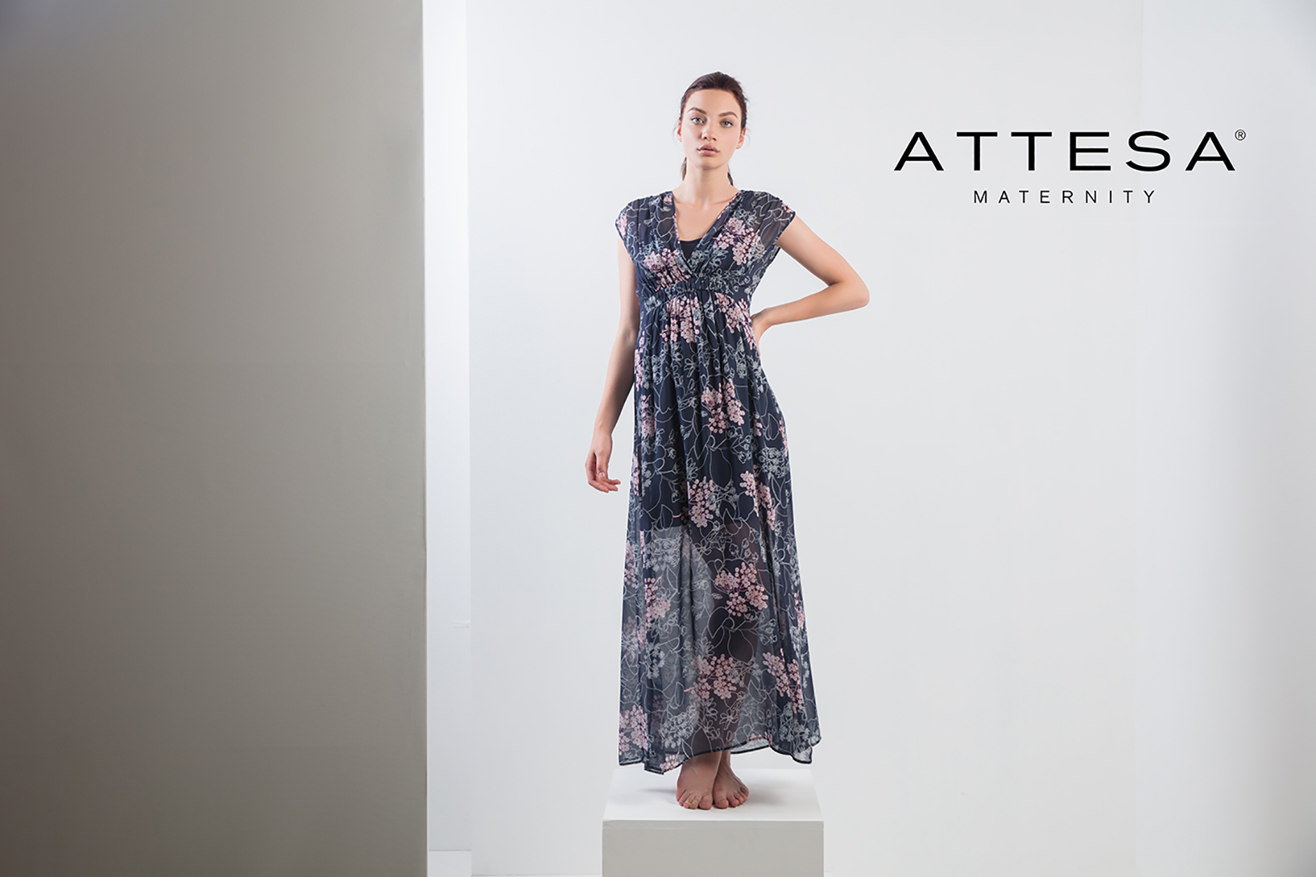 attesa maternity dress