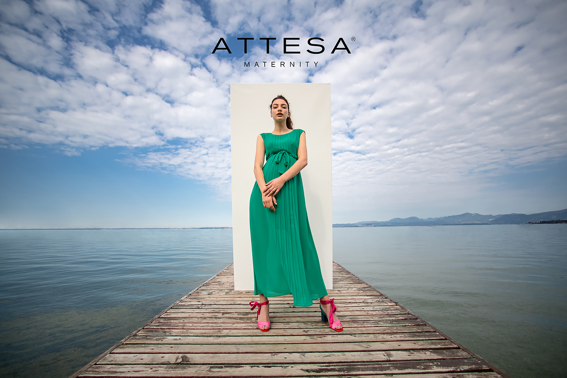 attesa maternity dress