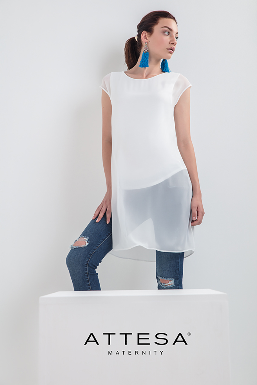 attesa maternity maglia blusa
