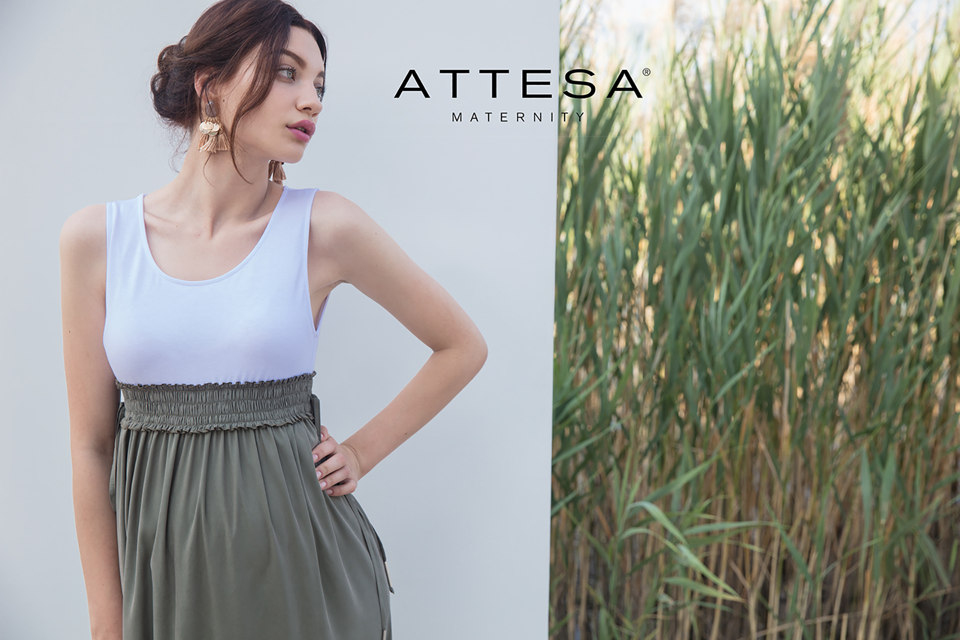 attesa maternity dress