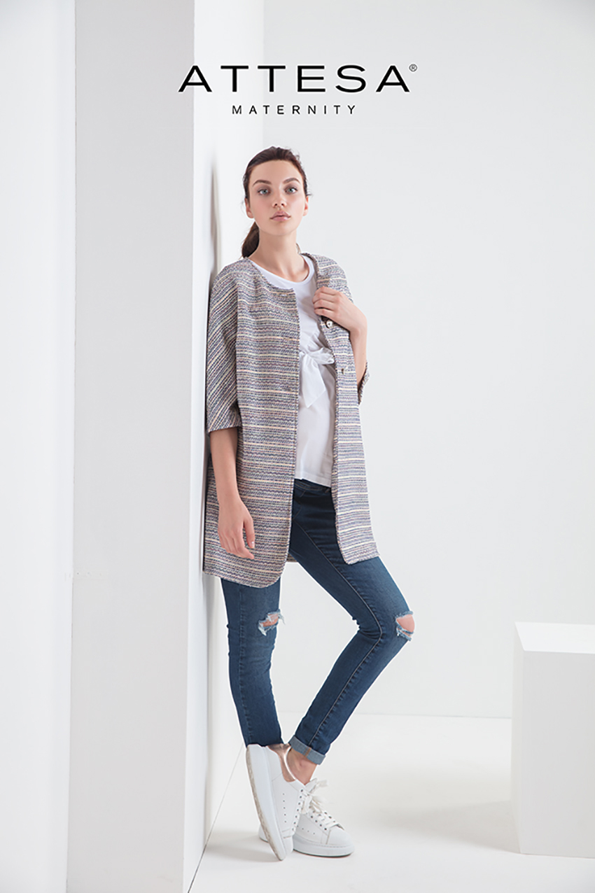 attesa maternity maglia blusa
