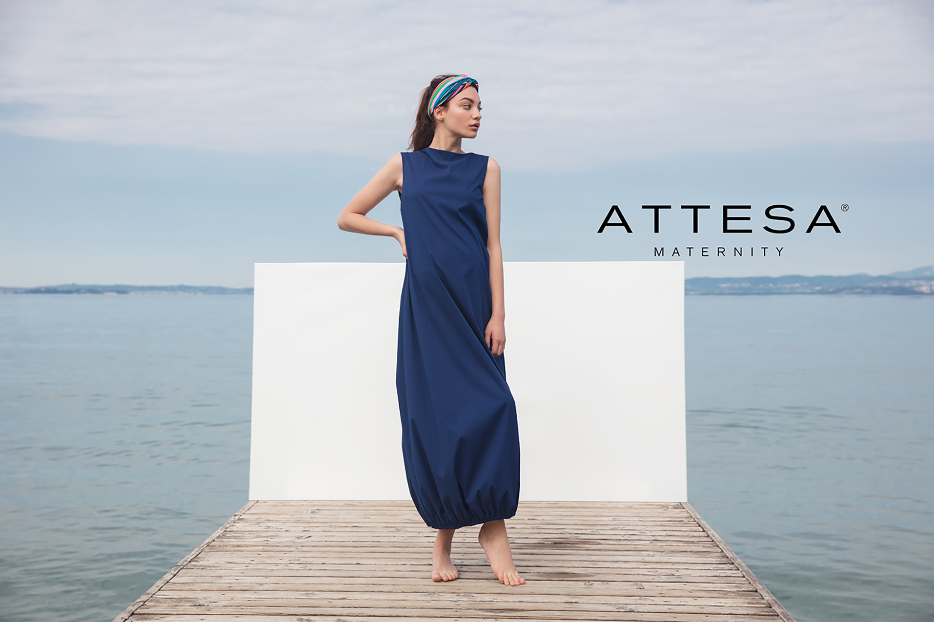 attesa maternity dress