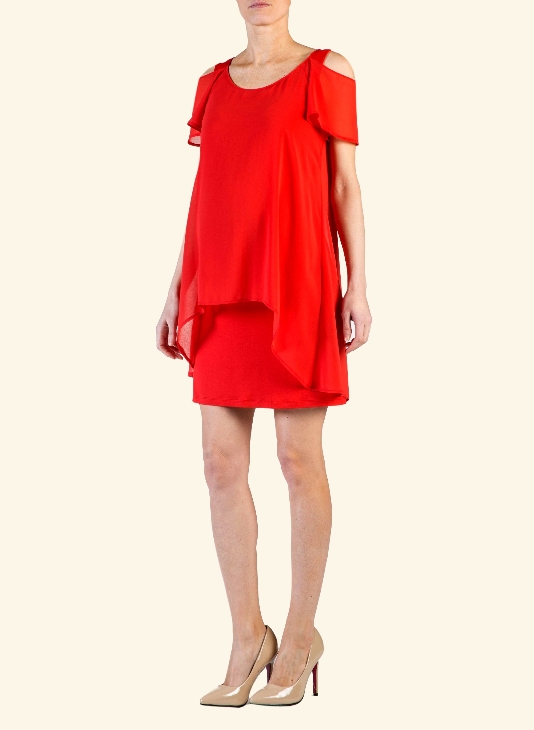 Abito Premaman con Volant sulle Spalle (Hermes, XS)