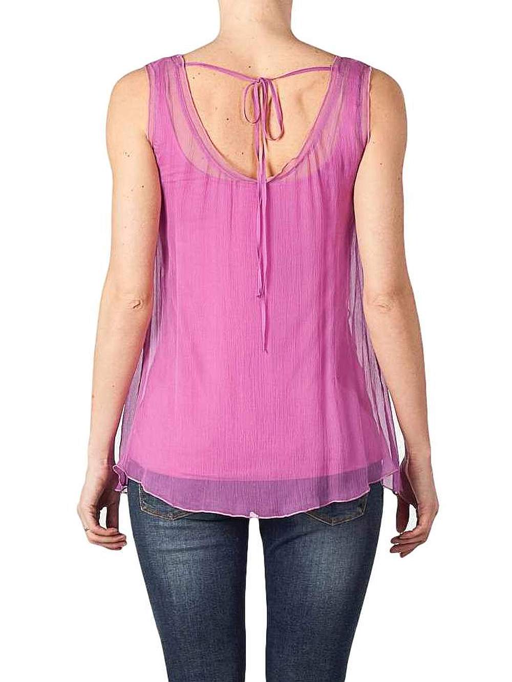 Silk Maternity Top (Ciclamino)