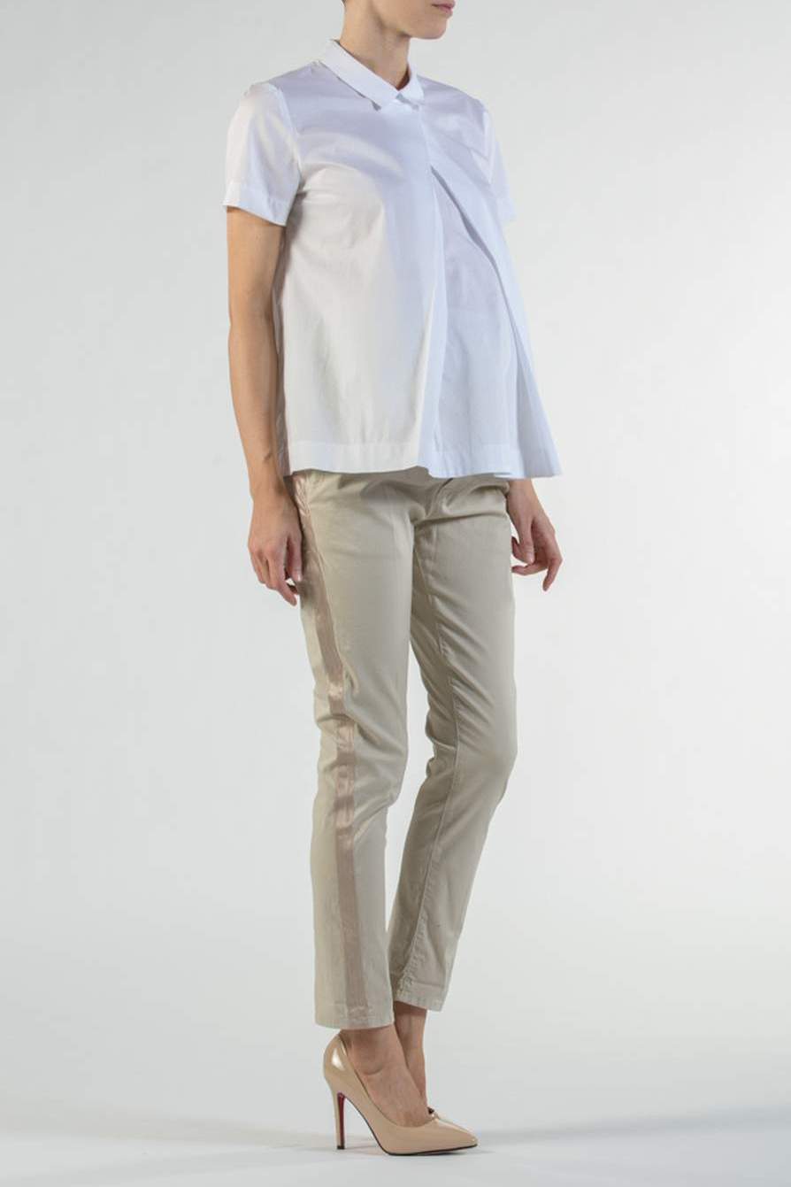Chino Premaman con Banda Laterale (Beige , XXS)