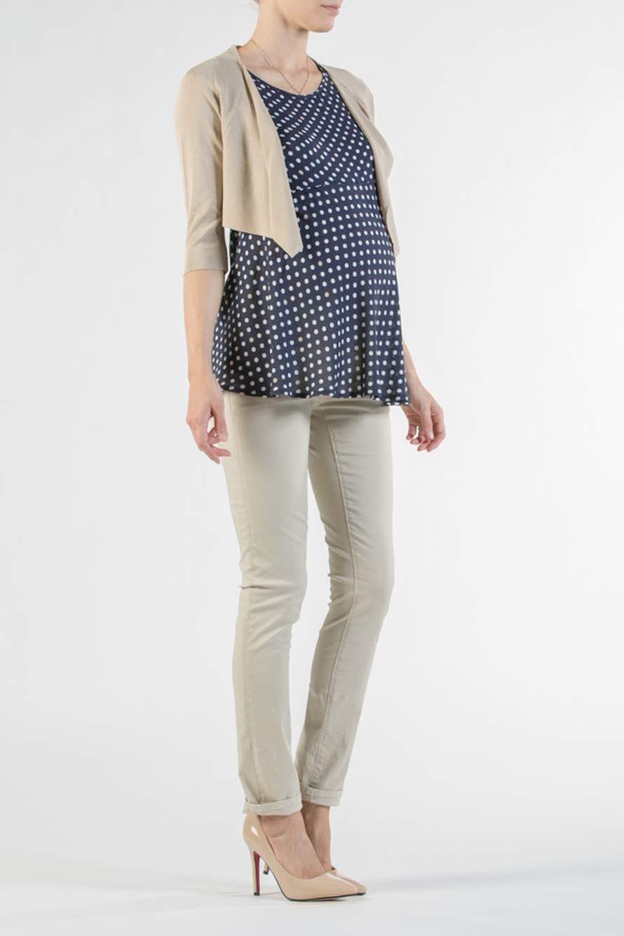 Skinny Fit Maternity Trousers with Under-Tummy Structure (Corda , XXS)