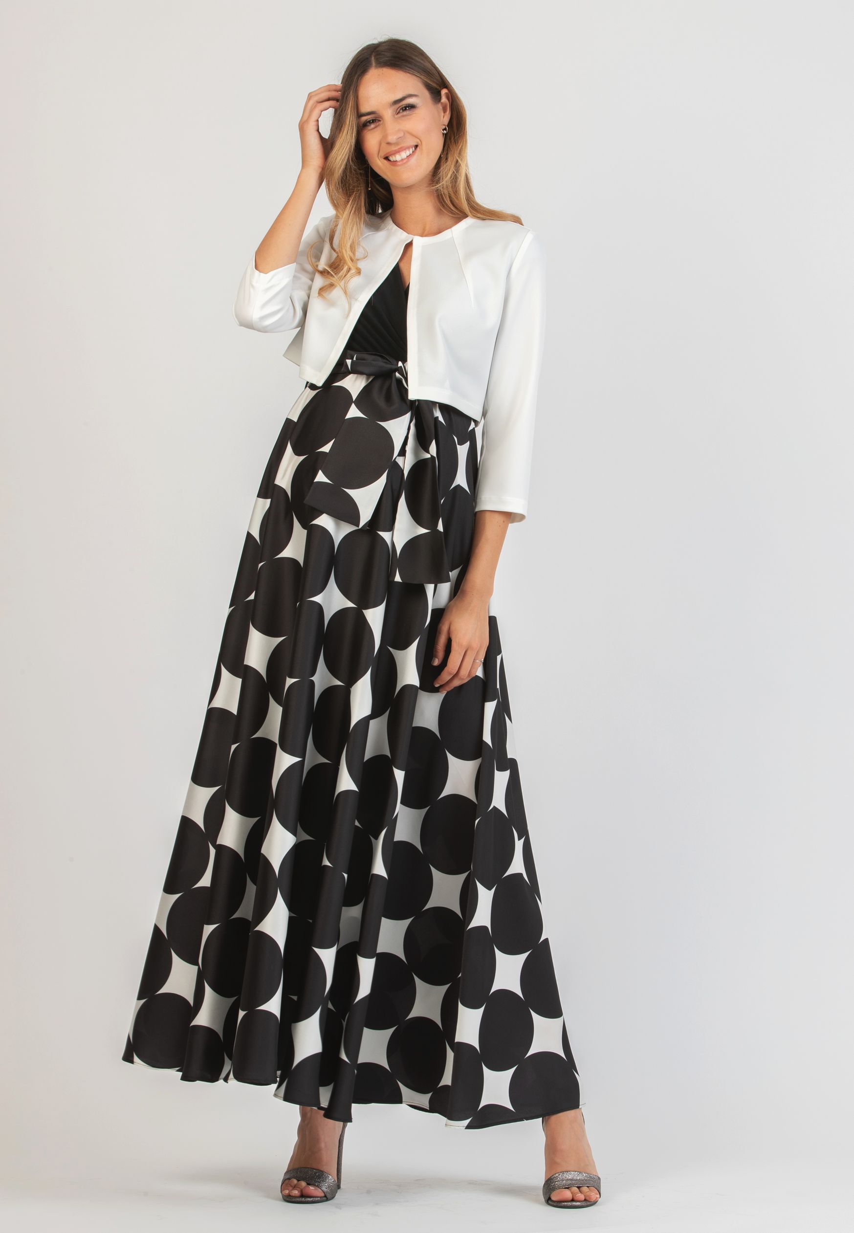 IVY - Short Maternity Bolero in Cady (Avorio)