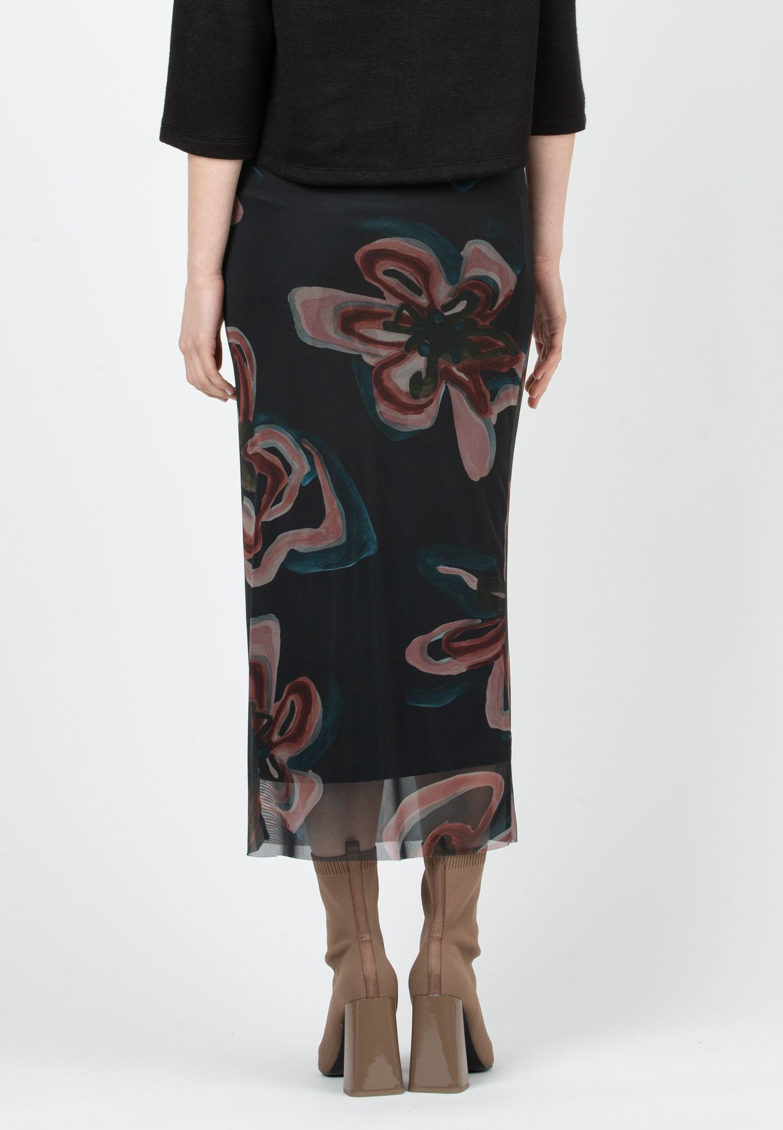 JUPITER - Maternity Mesh Skirt (Verde Scuro)