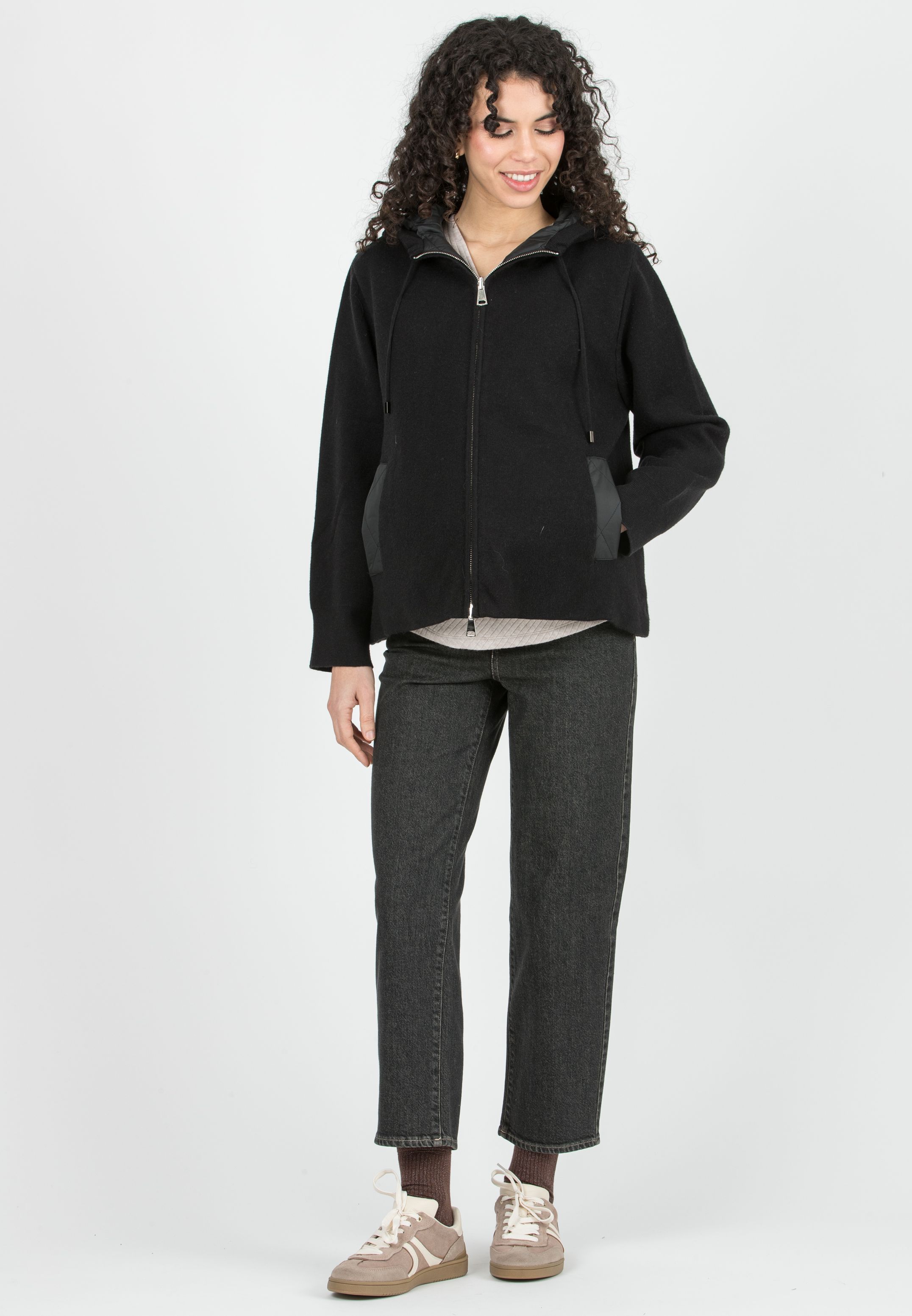 RHIANNA - Jeans Premaman Balloon Fit (Fango, XS)