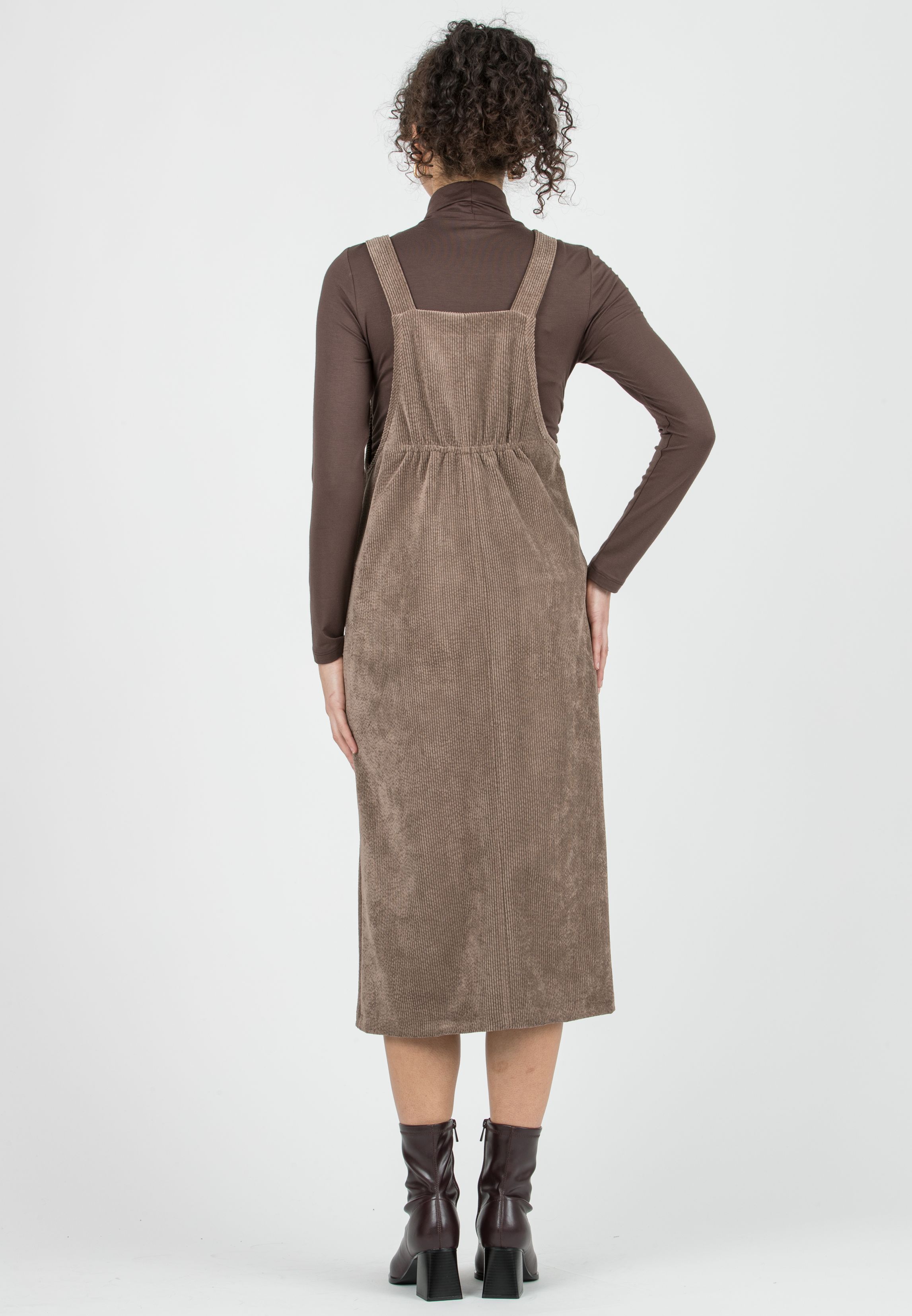 PAMELA – Maternity Corduroy Pinafore (Corda)
