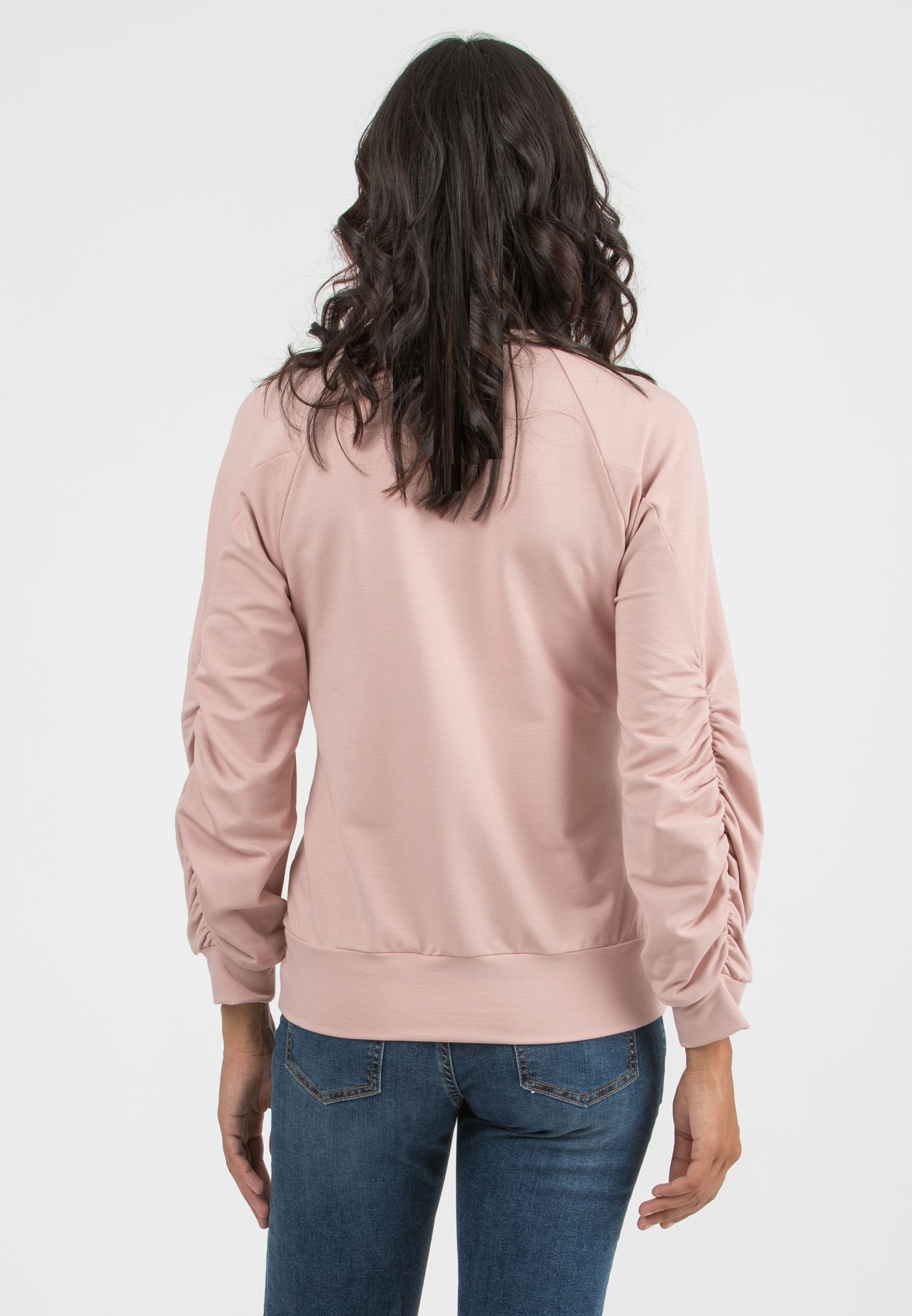 GABY - Felpa Premaman & Allattamento in Bamboo (Rosa, XS)