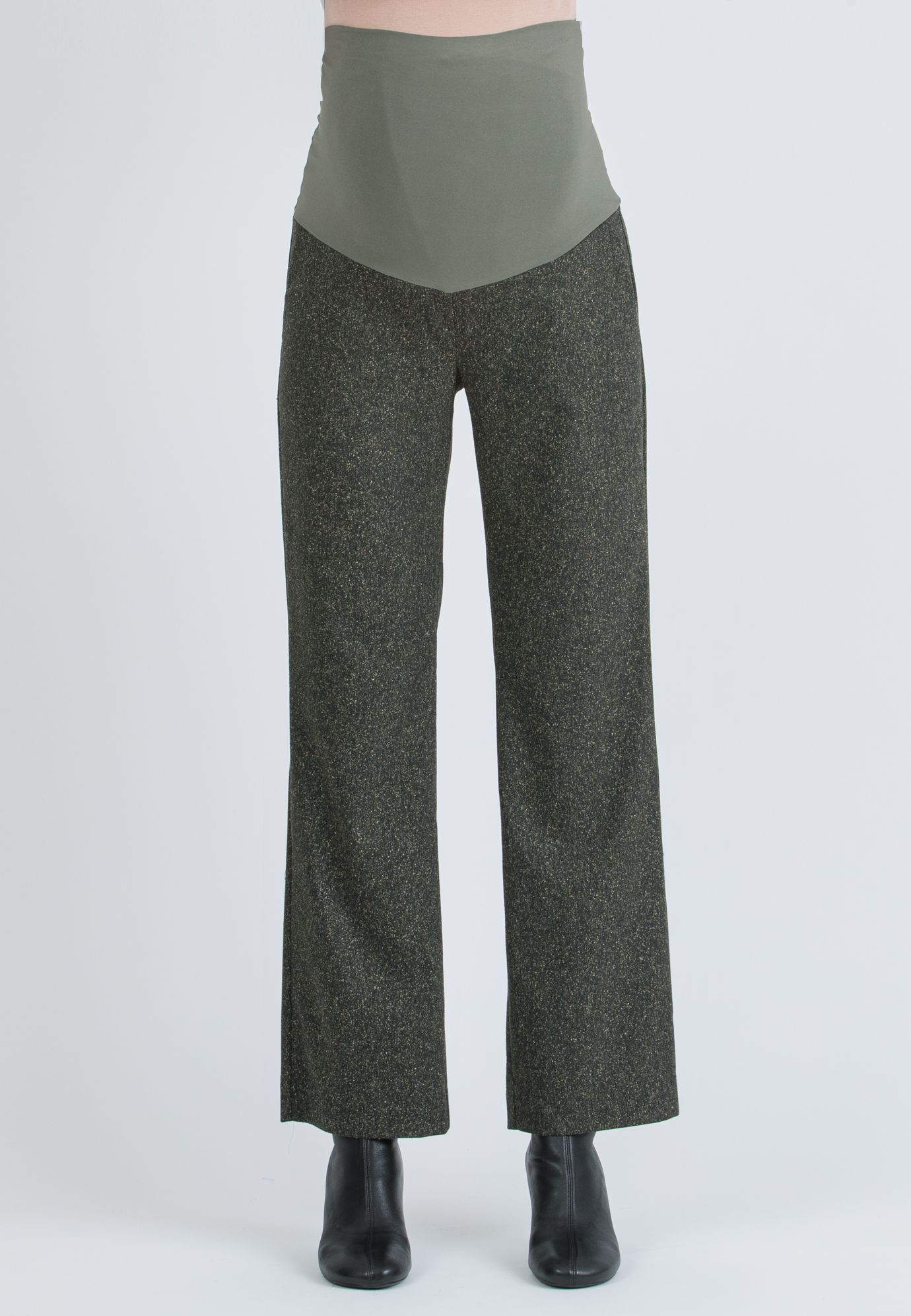 ALEX - Pantalone Premaman in Fantasia (Verde)