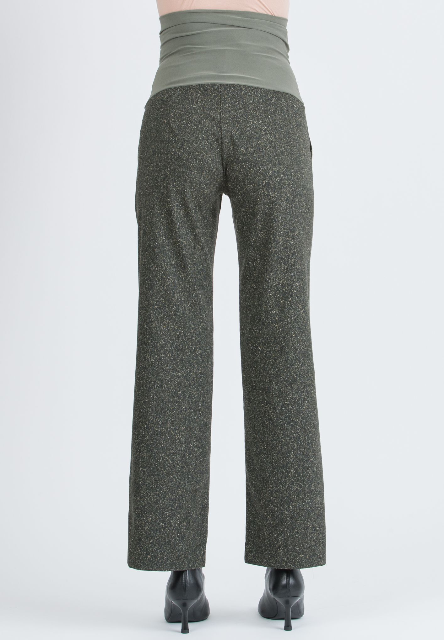 ALEX - Pantalone Premaman in Fantasia (Verde)