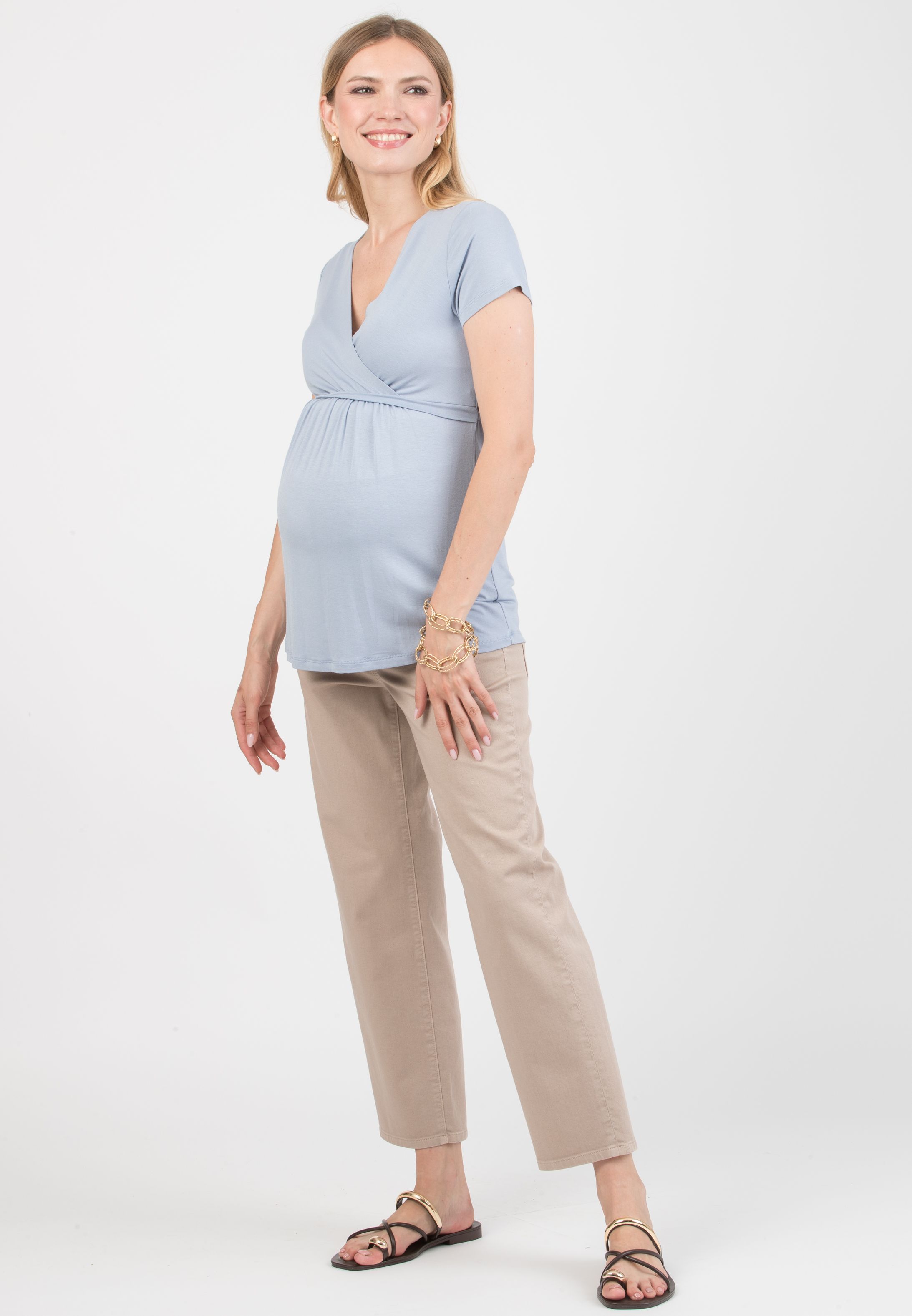 RHIANNA - Jeans Premaman Balloon Fit (Corda)