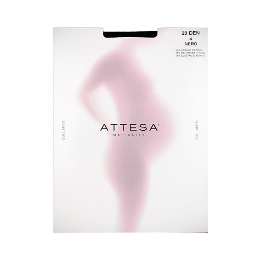 20 Den Over-Bump Maternity Tights (Nero)