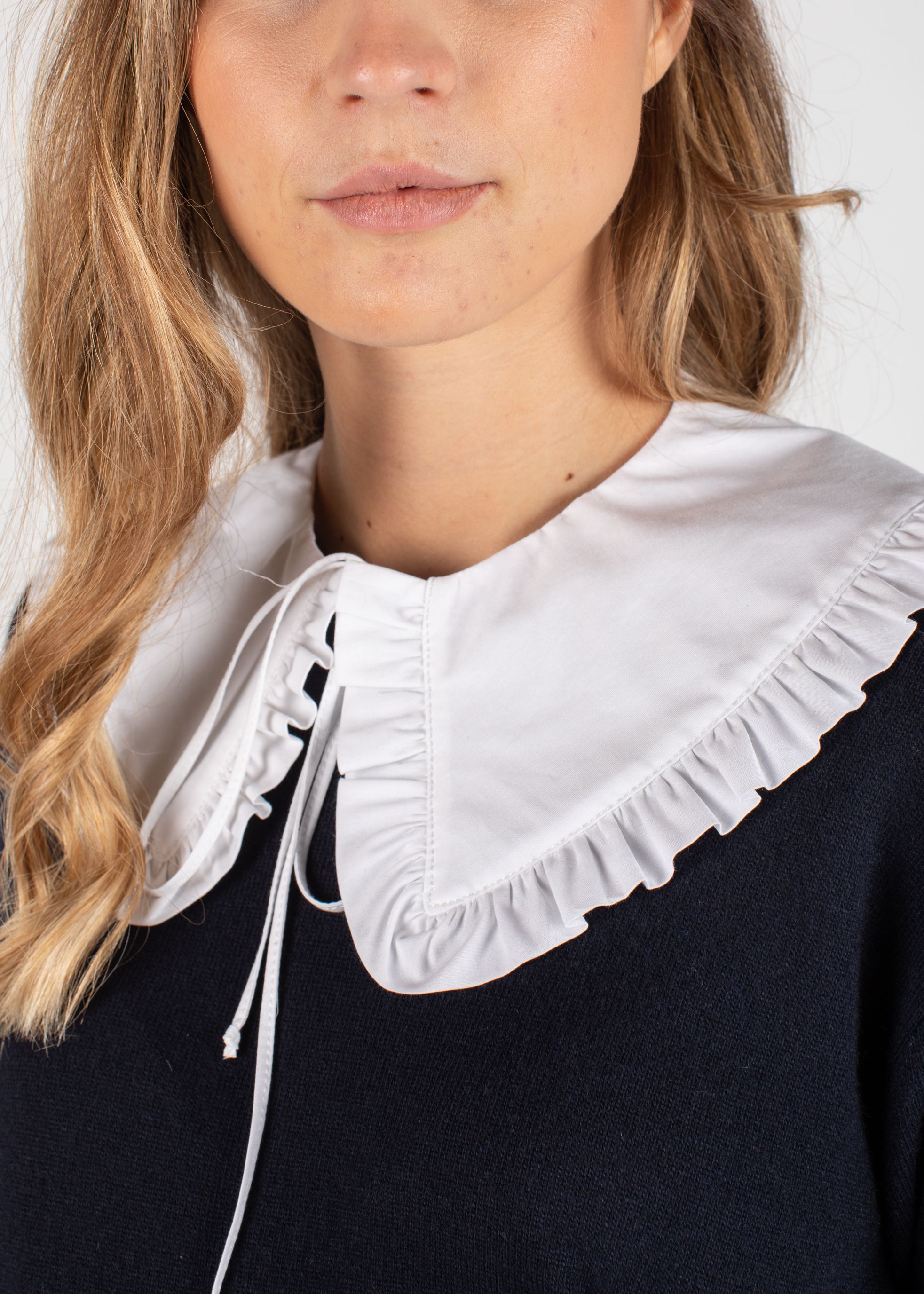 Collar in Cotton Poplin (Avorio)