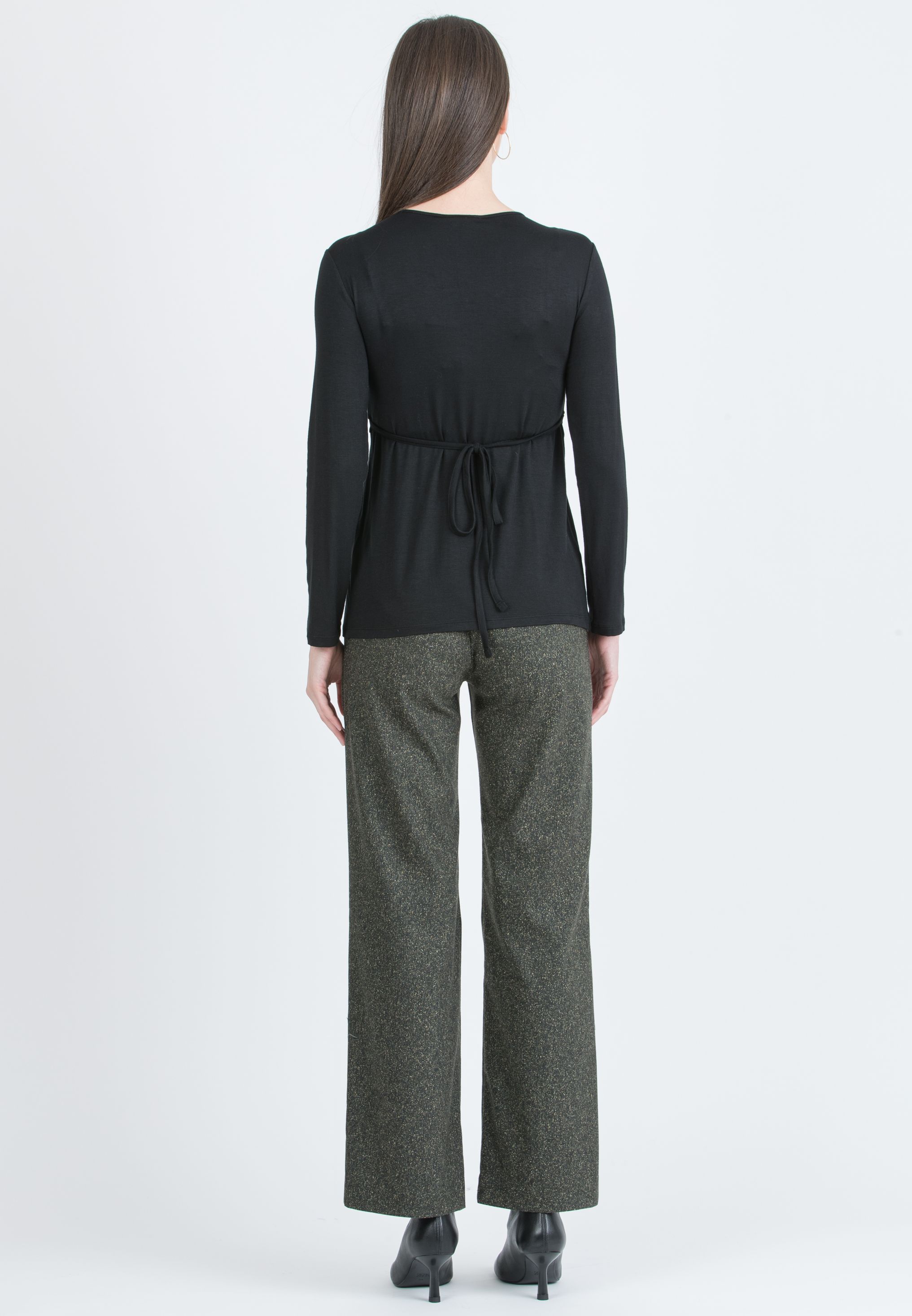 ALEX - Pantalone Premaman in Fantasia (Verde)