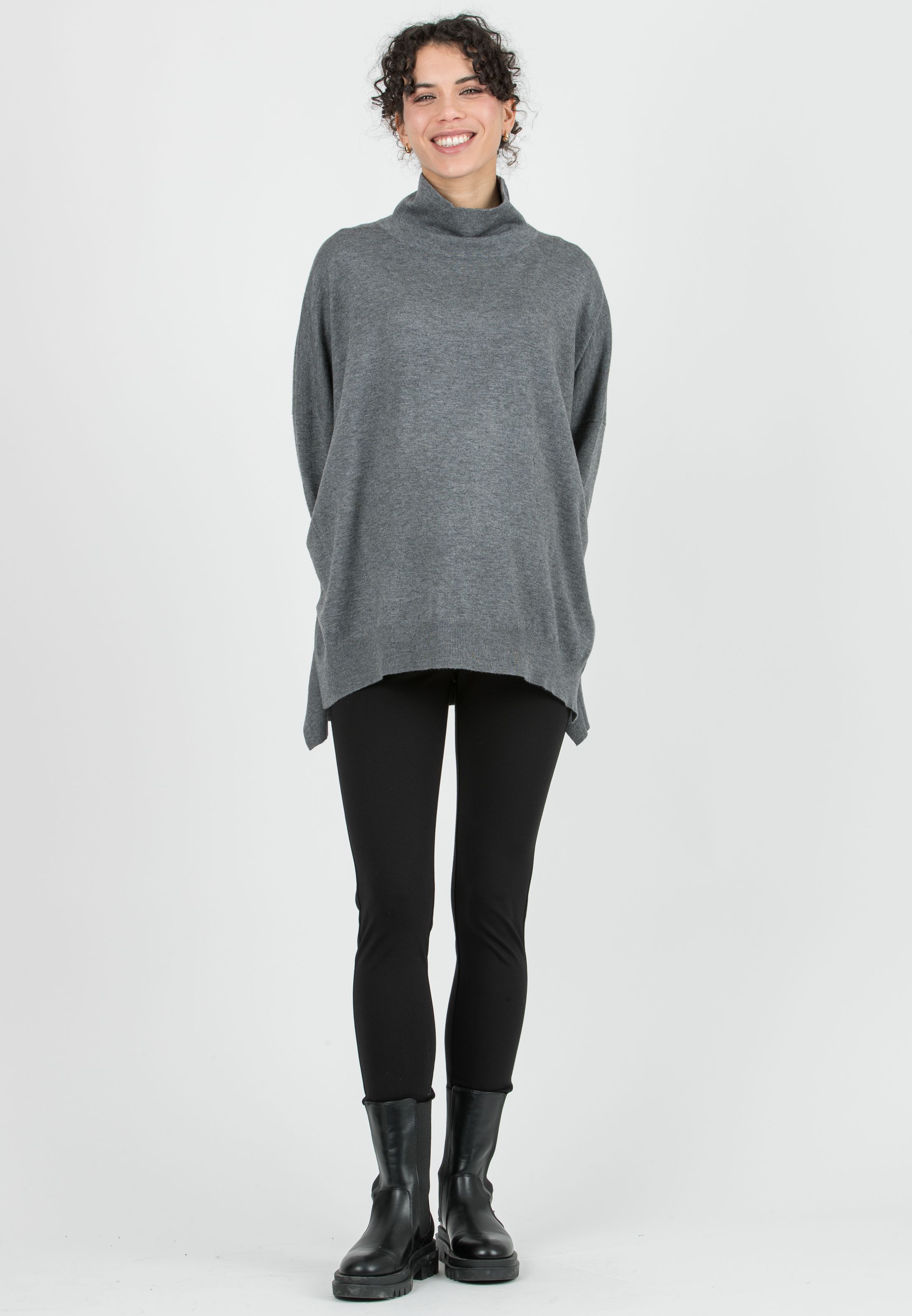 CRIS - Leggings Premaman in Punto Milano Tecnico (Nero, XS)