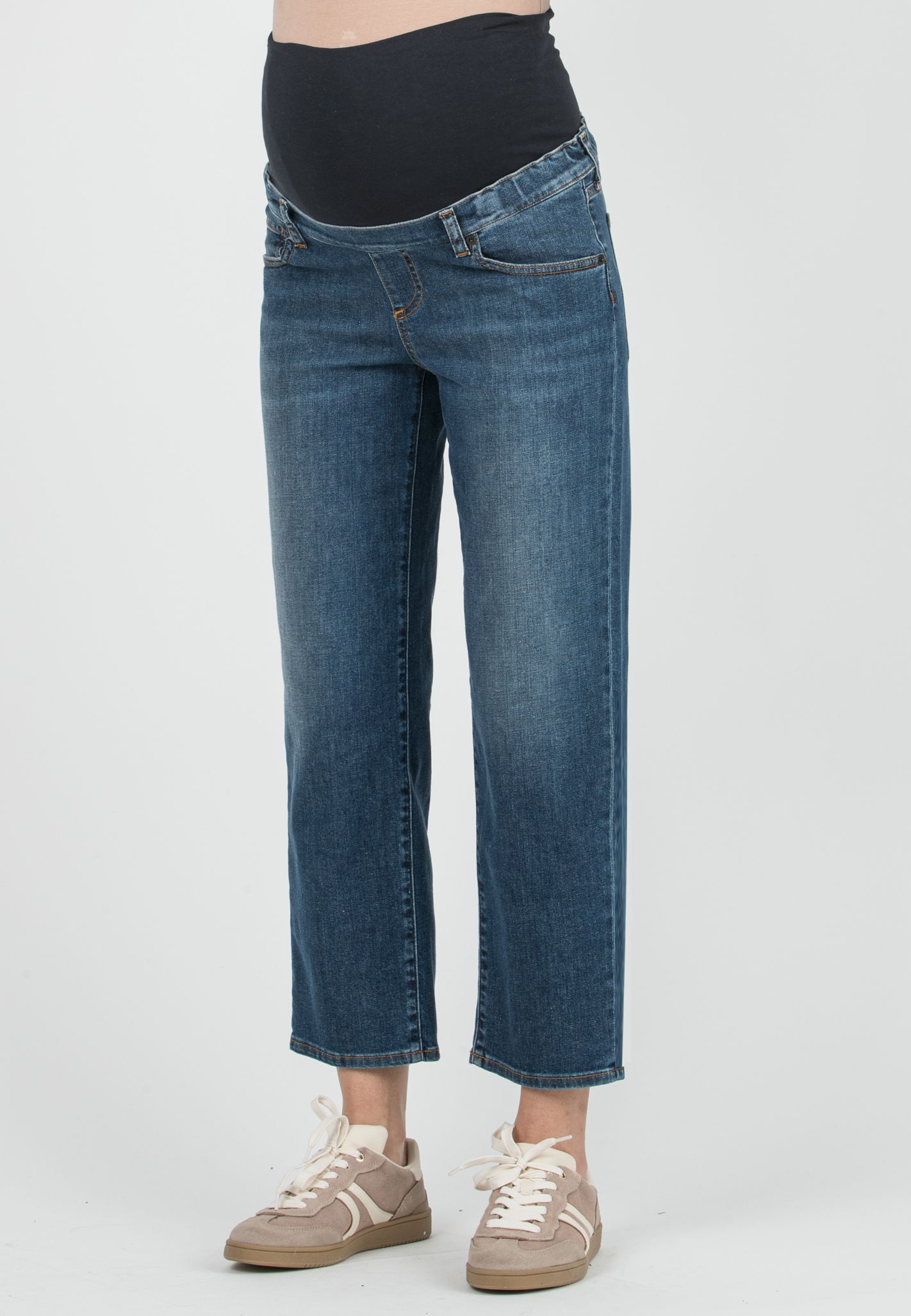 RHIANNA - Balloon Maternity Jeans (Blu)