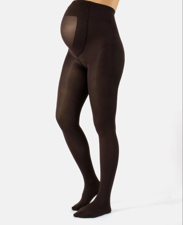 Maternity Tights - 100 DEN (Brown, II)