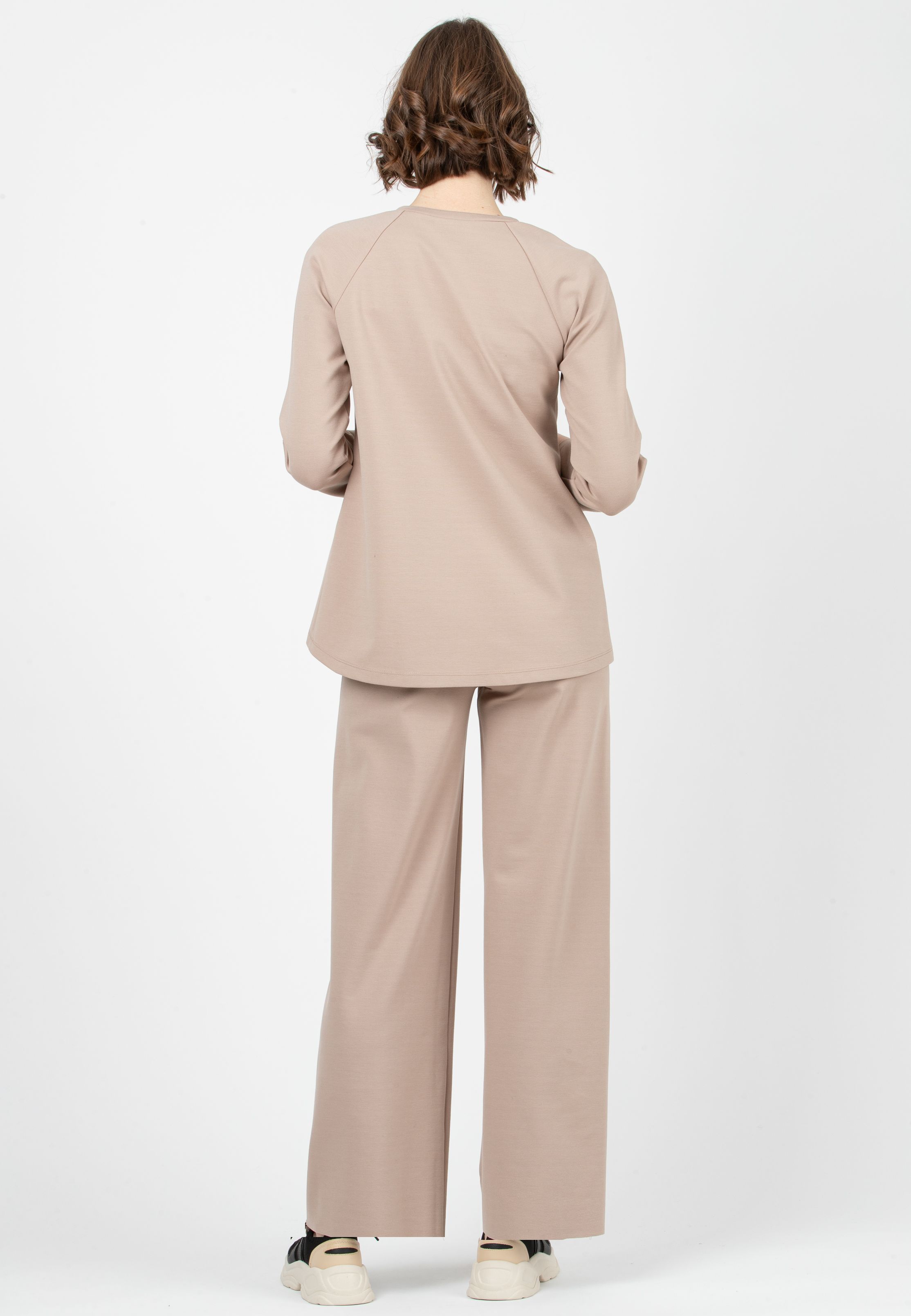 ALY - Maternity & Nursing Sweatshirt with Raglan Sleeve (Ecru', XS)