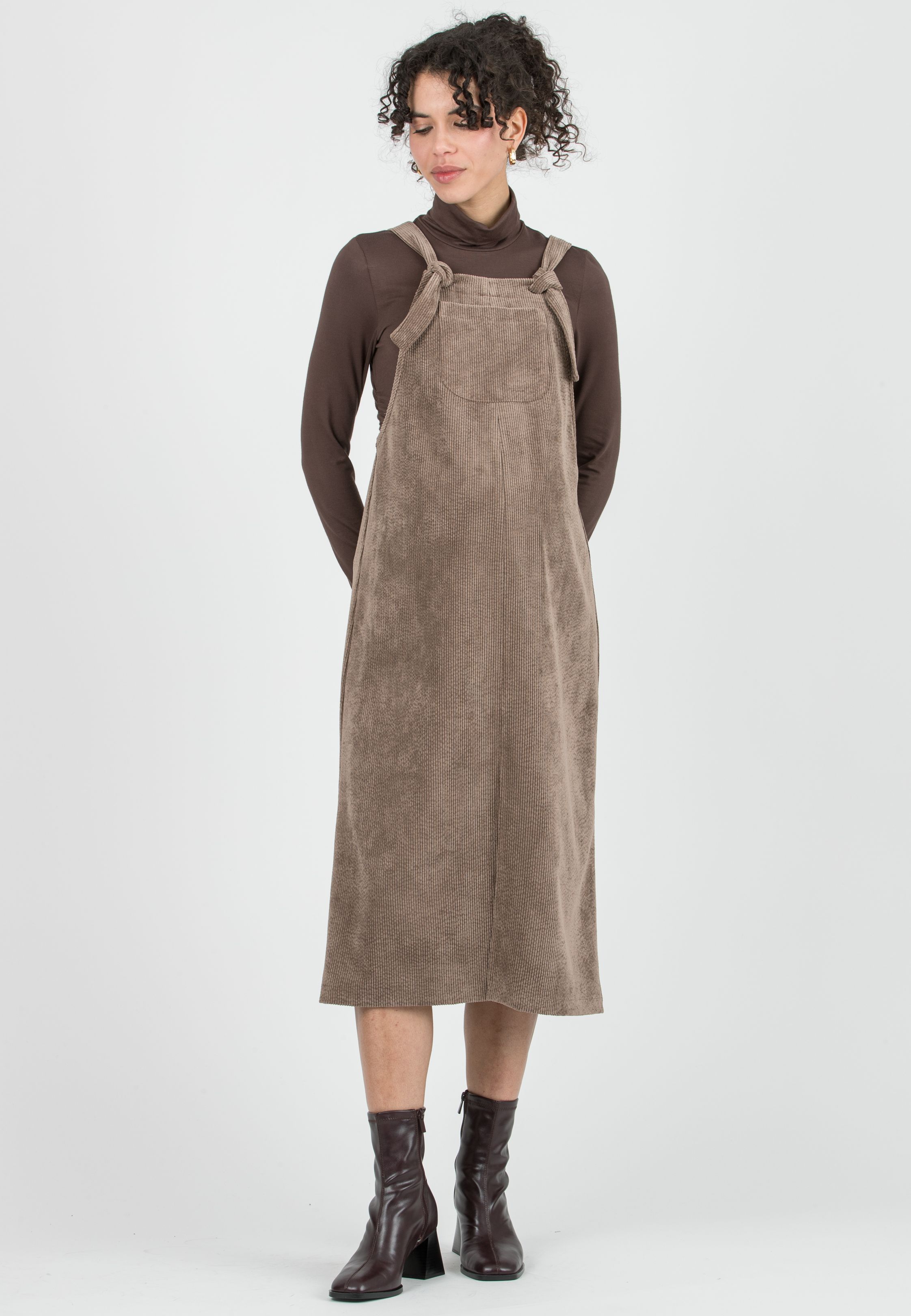 PAMELA – Maternity Corduroy Pinafore (Corda)
