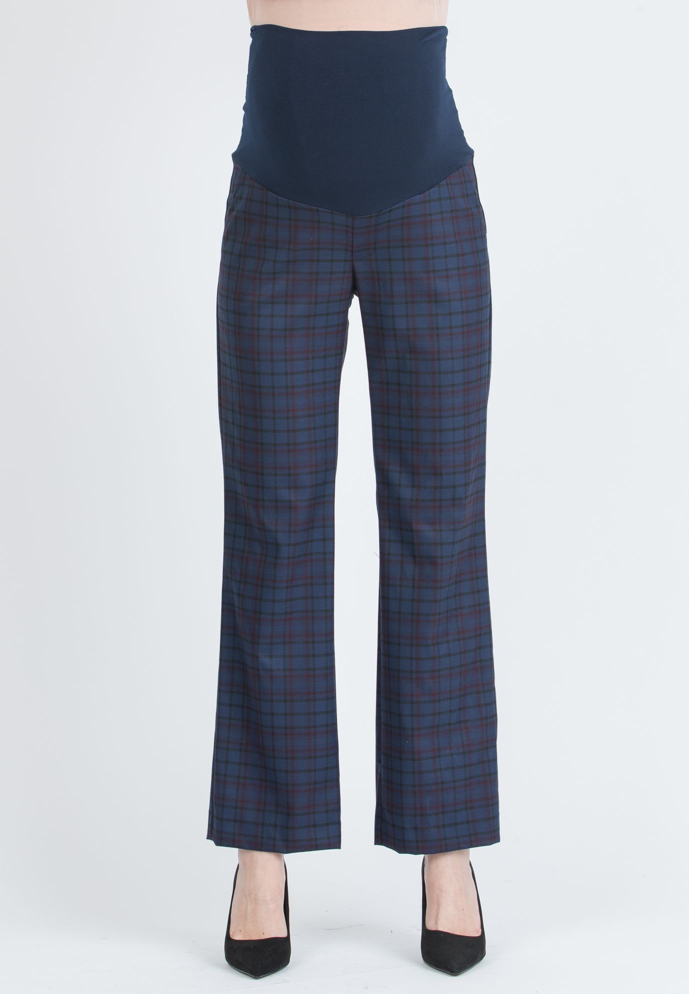 ALEX - Pantalone Premaman in Fantasia (Blu)