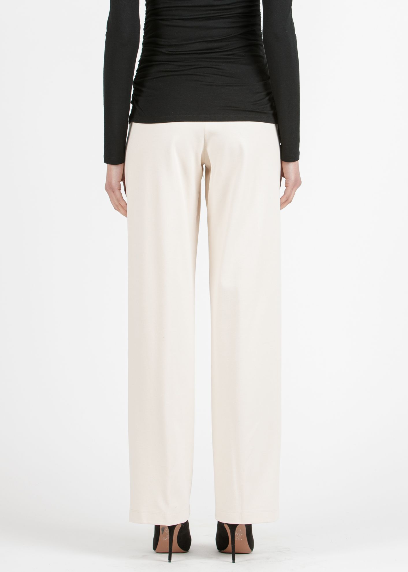 WINONA G - Pantalone Premaman Palazzo in Cadì (Naturale, XS)