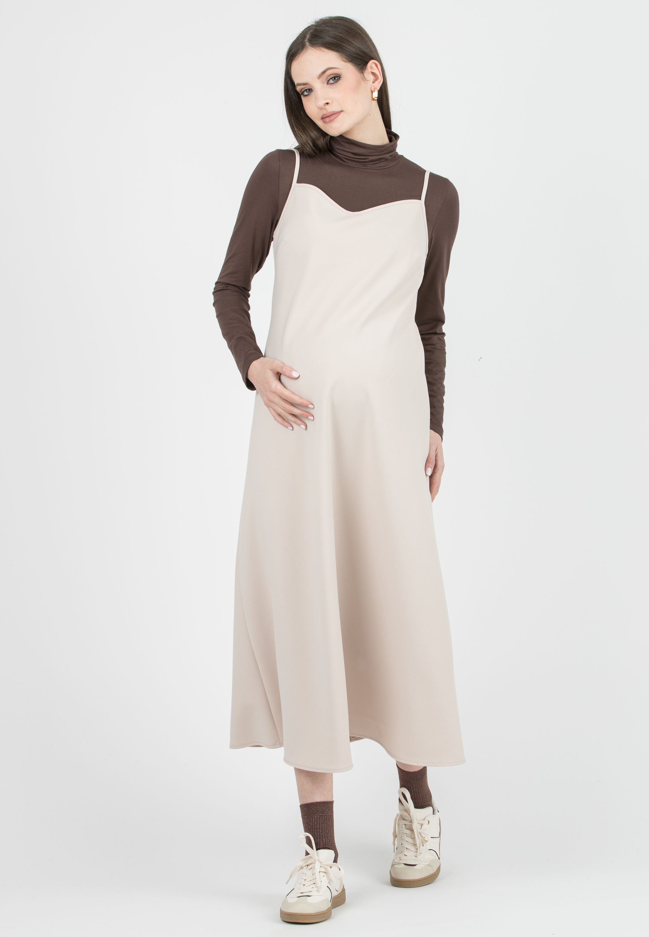 AVERY - Abito Premaman Sottoveste (Avorio, XXS)