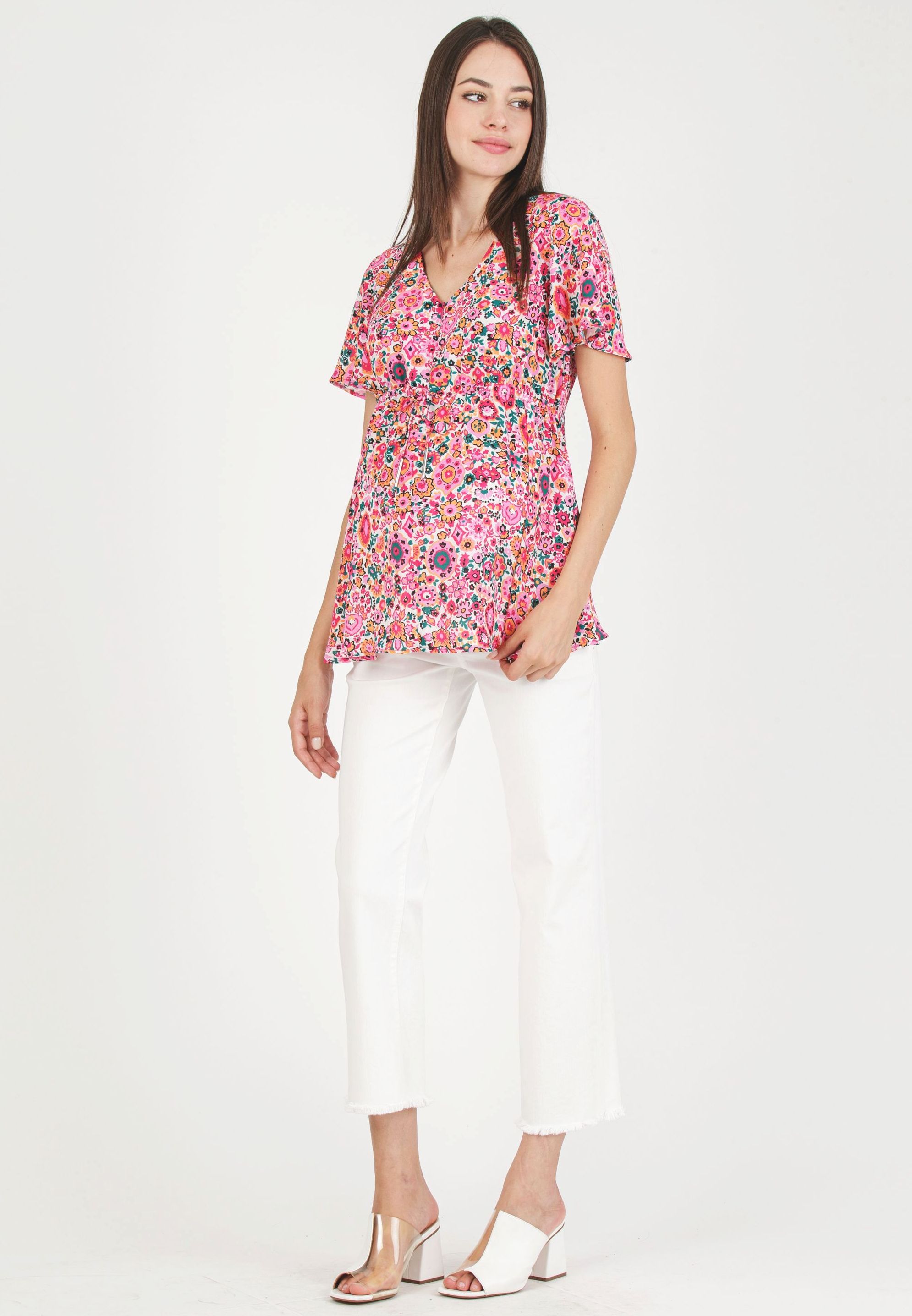 SELENE F - Printed Maternity & Nursing Top (Fragola)
