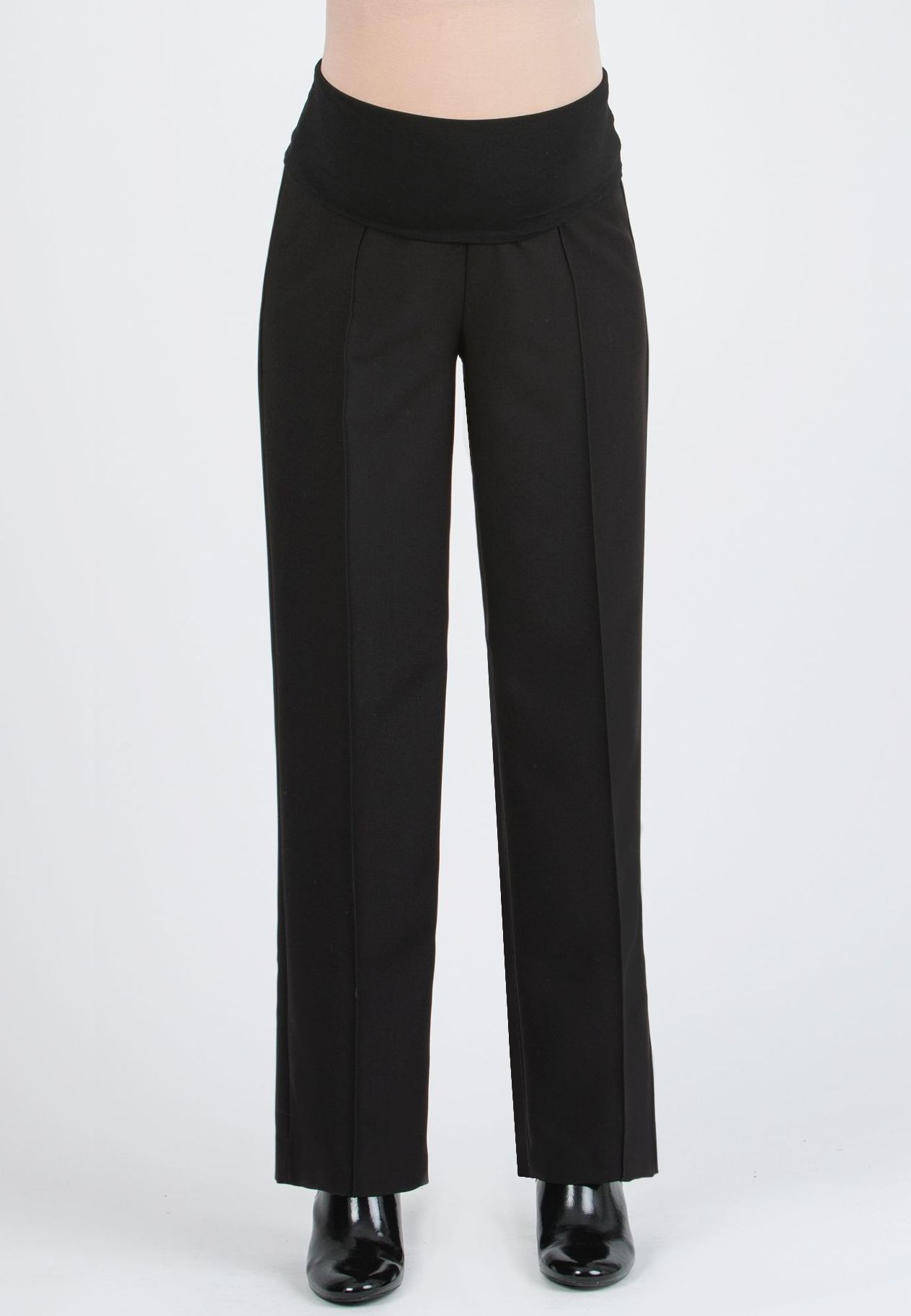 WINONA G - Palazzo Maternity Trousers in Cadì (Black, XS)