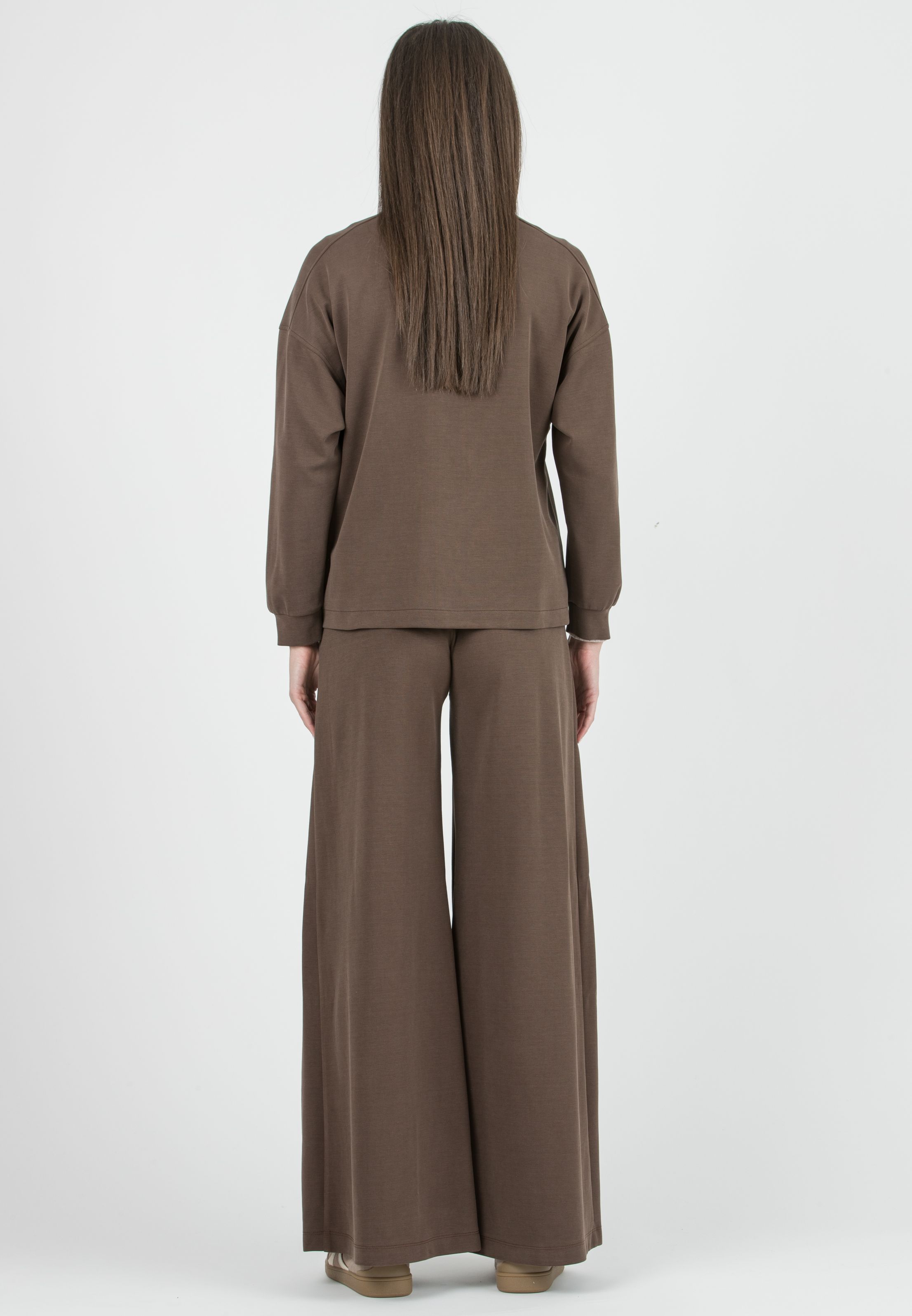 JAMIE - Maternity Modal Trousers with Box Pleats (Nocciola)