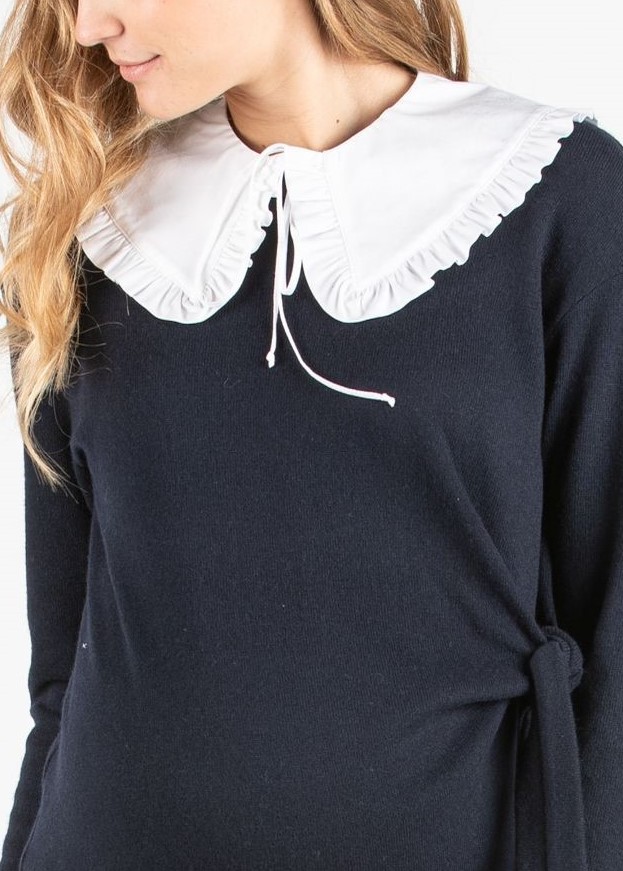 Collar in Cotton Poplin (Avorio)