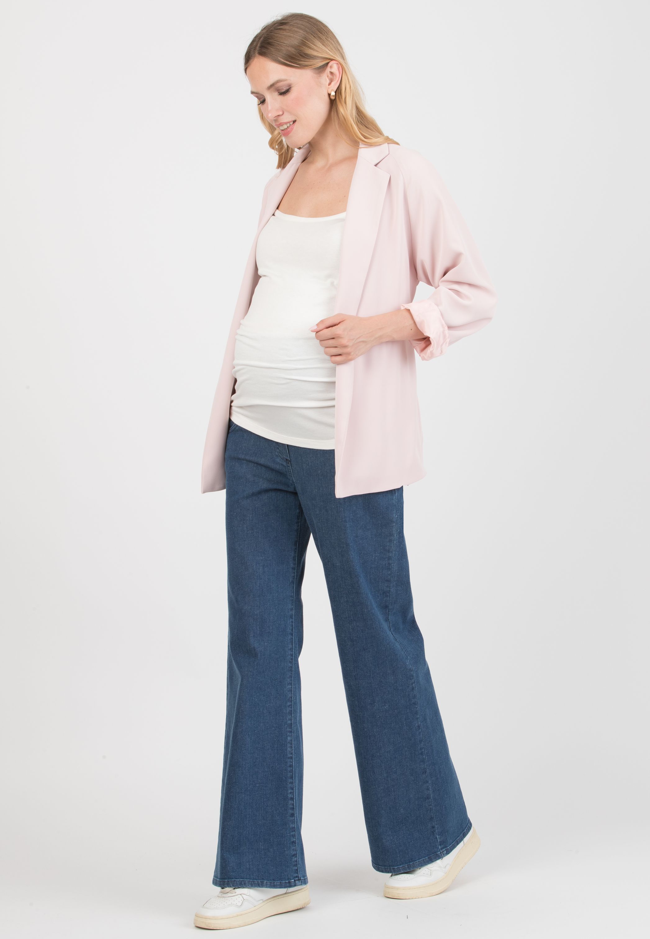 ROBERTA - Maternity Blazer in Cadì (Rosa)