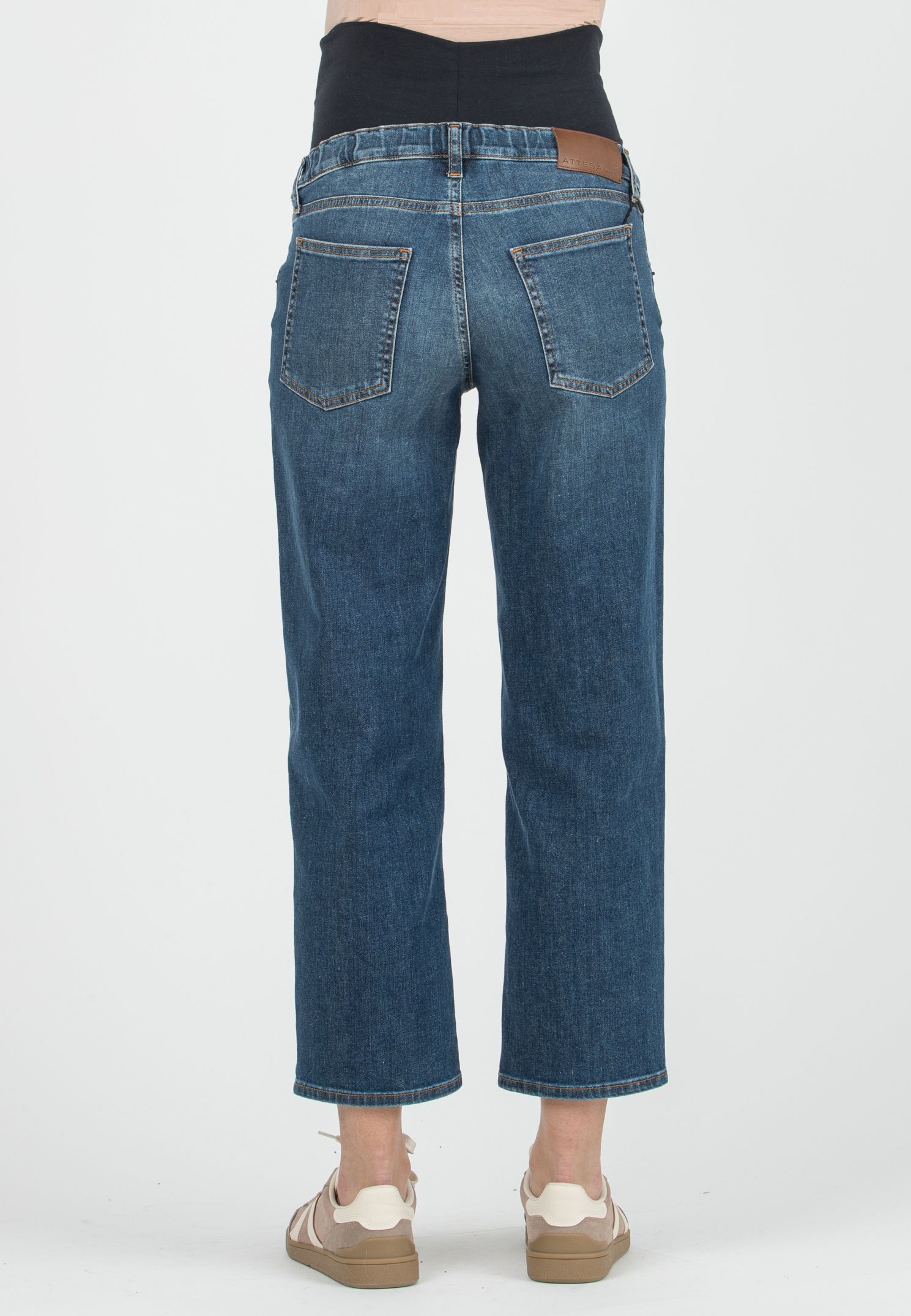 RHIANNA - Balloon Maternity Jeans (Blu)