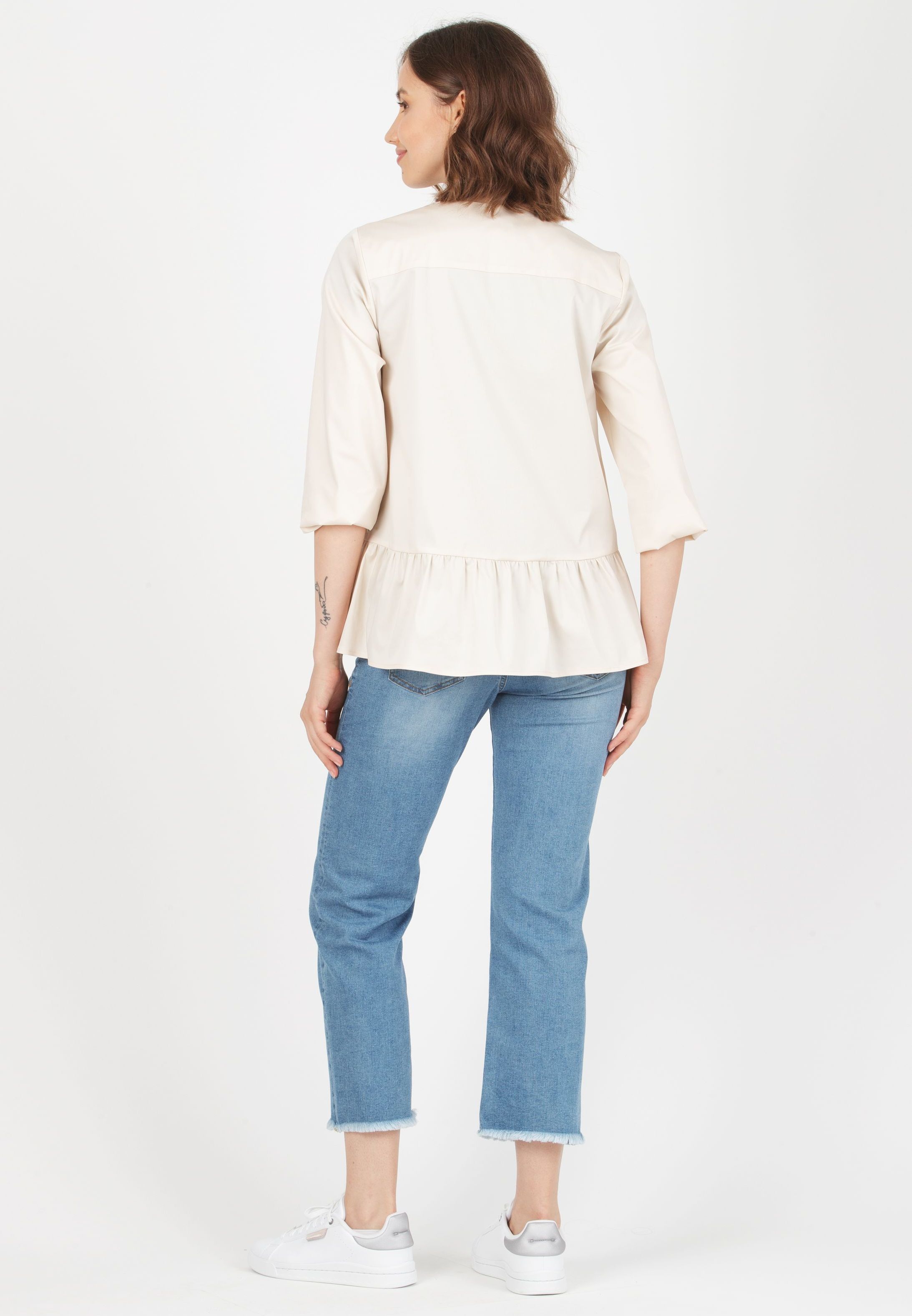 JOANNA - Maternity Cotton Jacket (Beige)