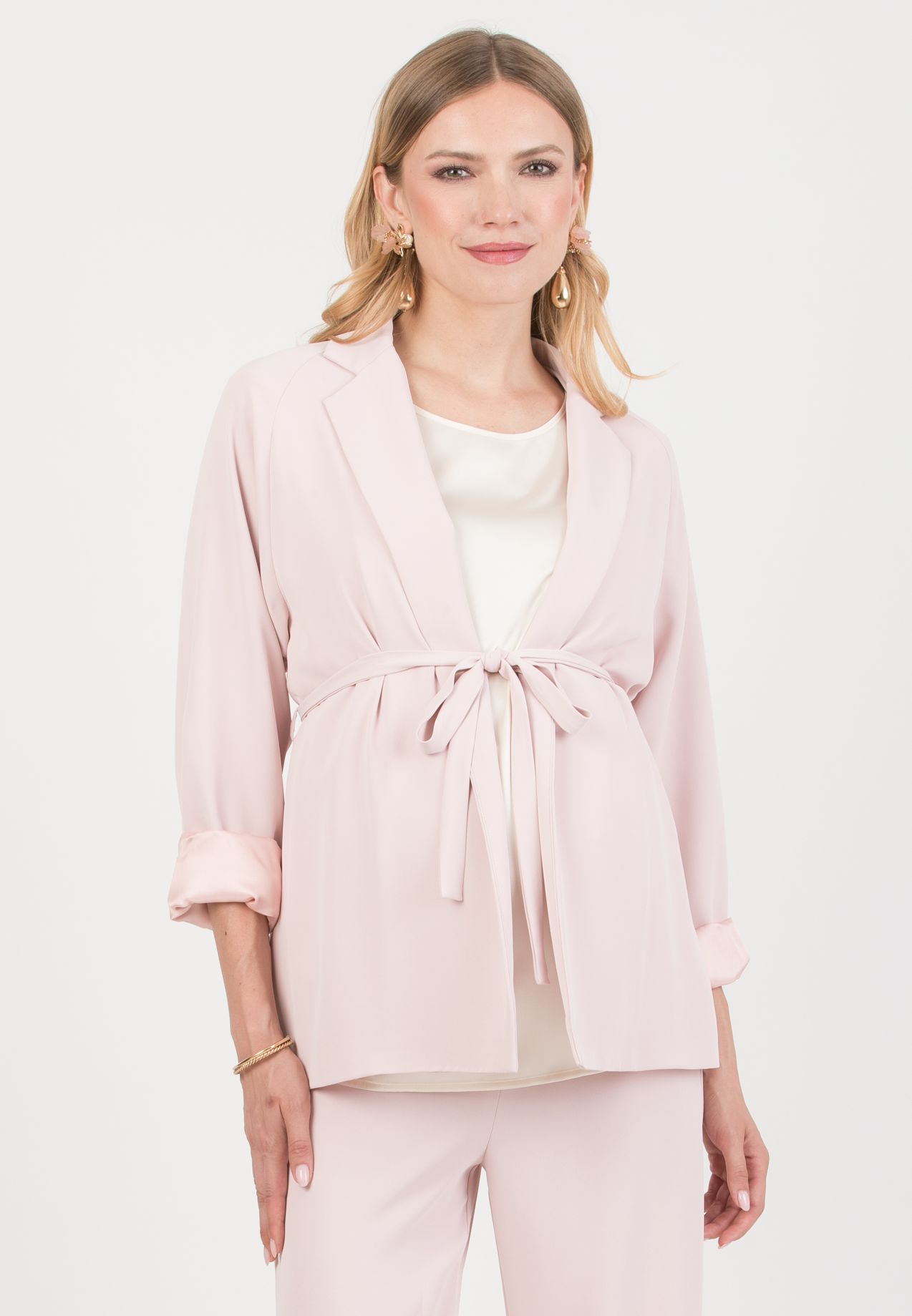 ROBERTA - Maternity Blazer in Cadì (Rosa)