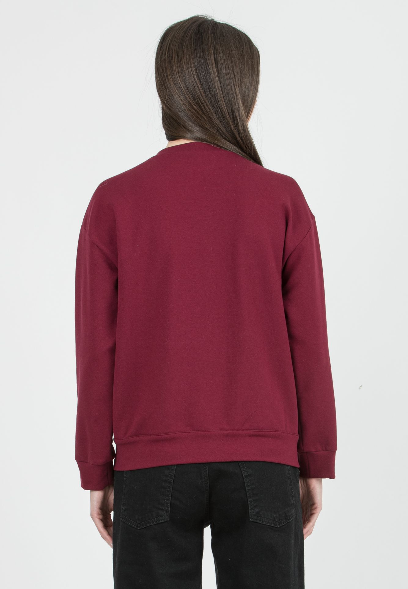 SUSI - Maternity & Nursing Sweatshirt with Hidden Zips (Prugna)