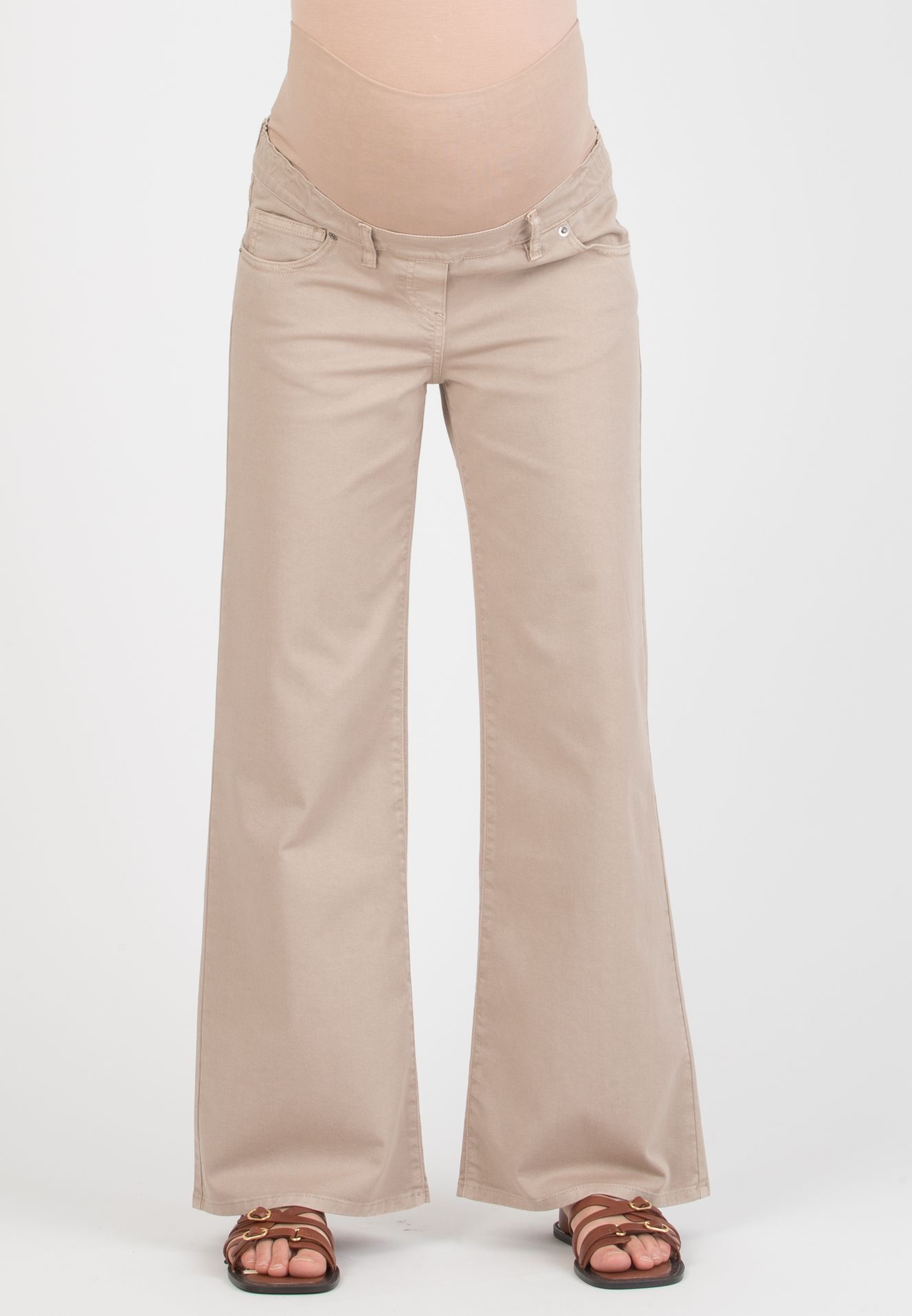 NOAH - Maternity Wide-Leg Jeans in Coloured Denim (Corda)