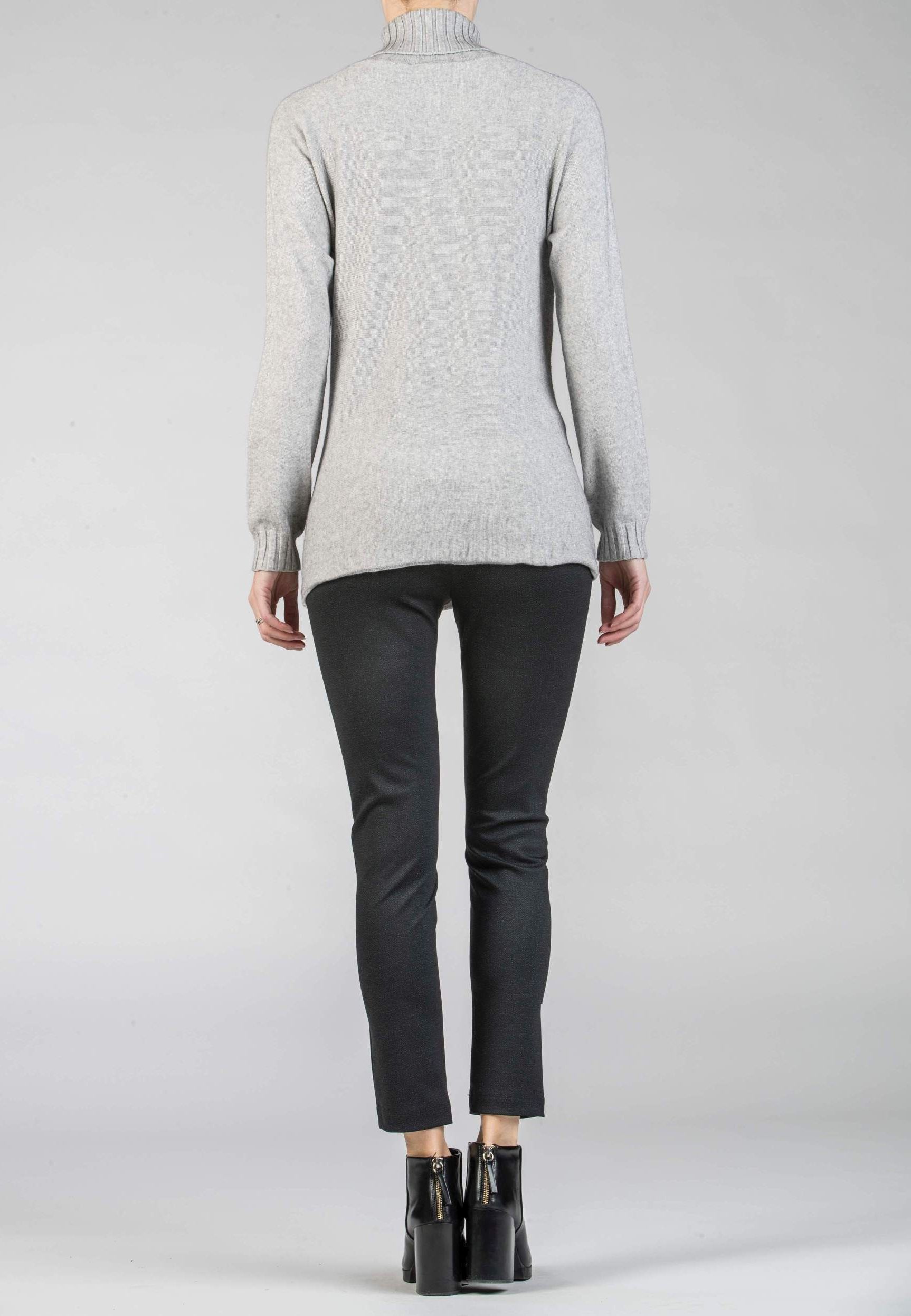 Leggings Premaman Fantasia Spigato (Grigio Medio, XS)