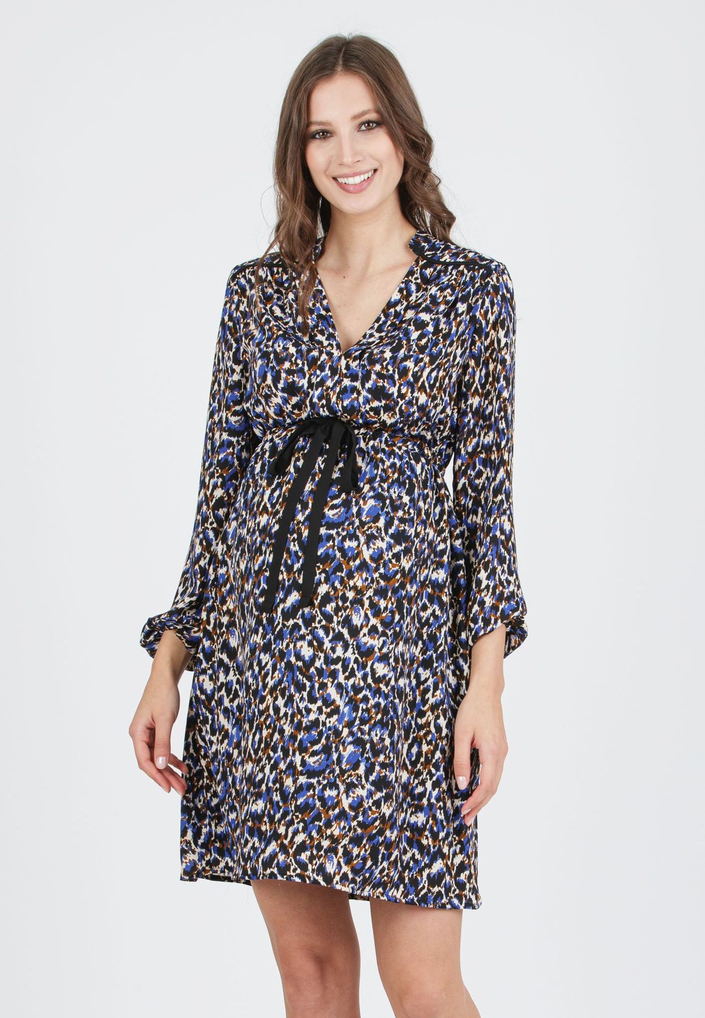 MADISON - Abito Premaman con Coulisse in Vita (Blu, XS)