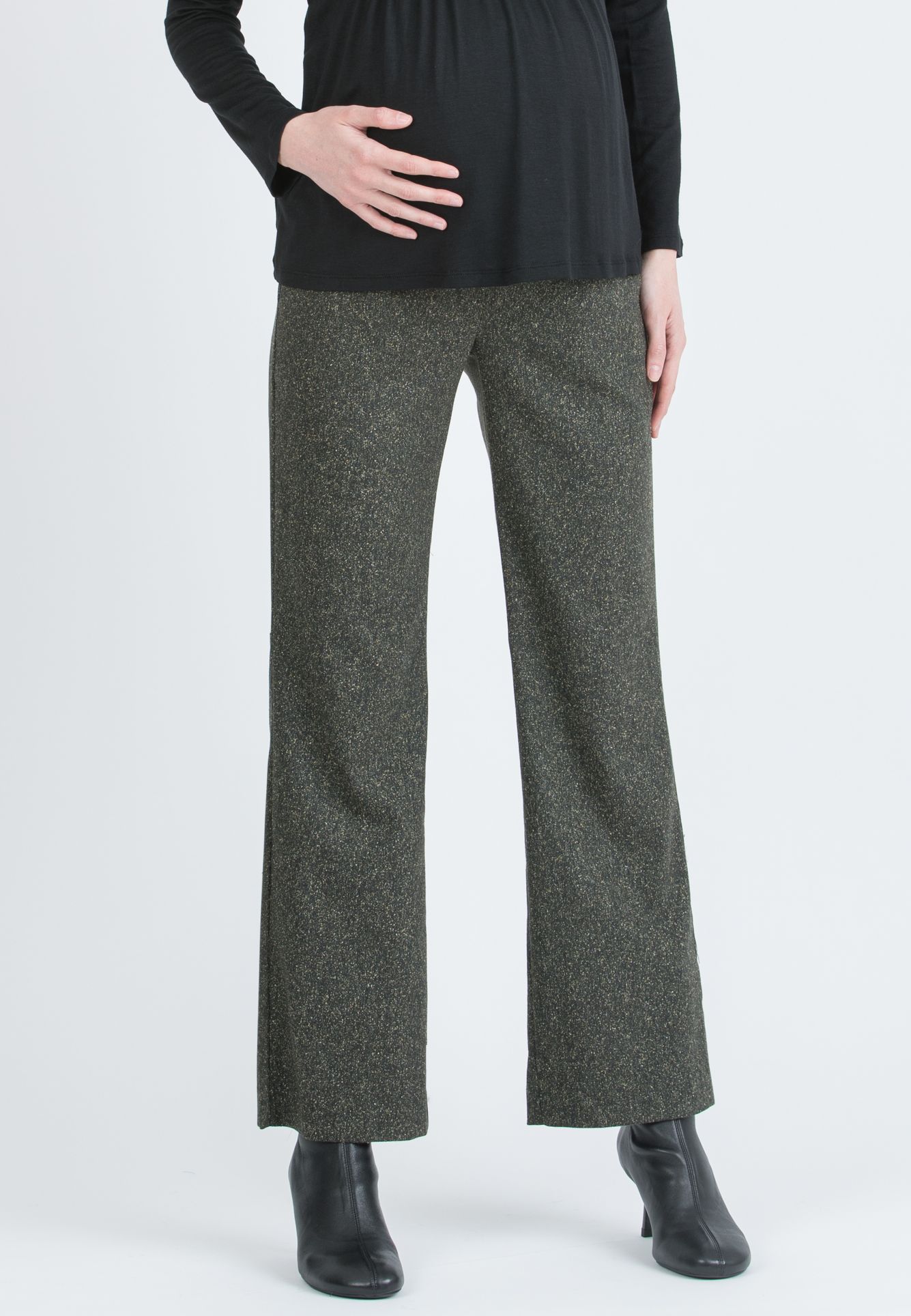 ALEX - Pantalone Premaman in Fantasia (Verde)