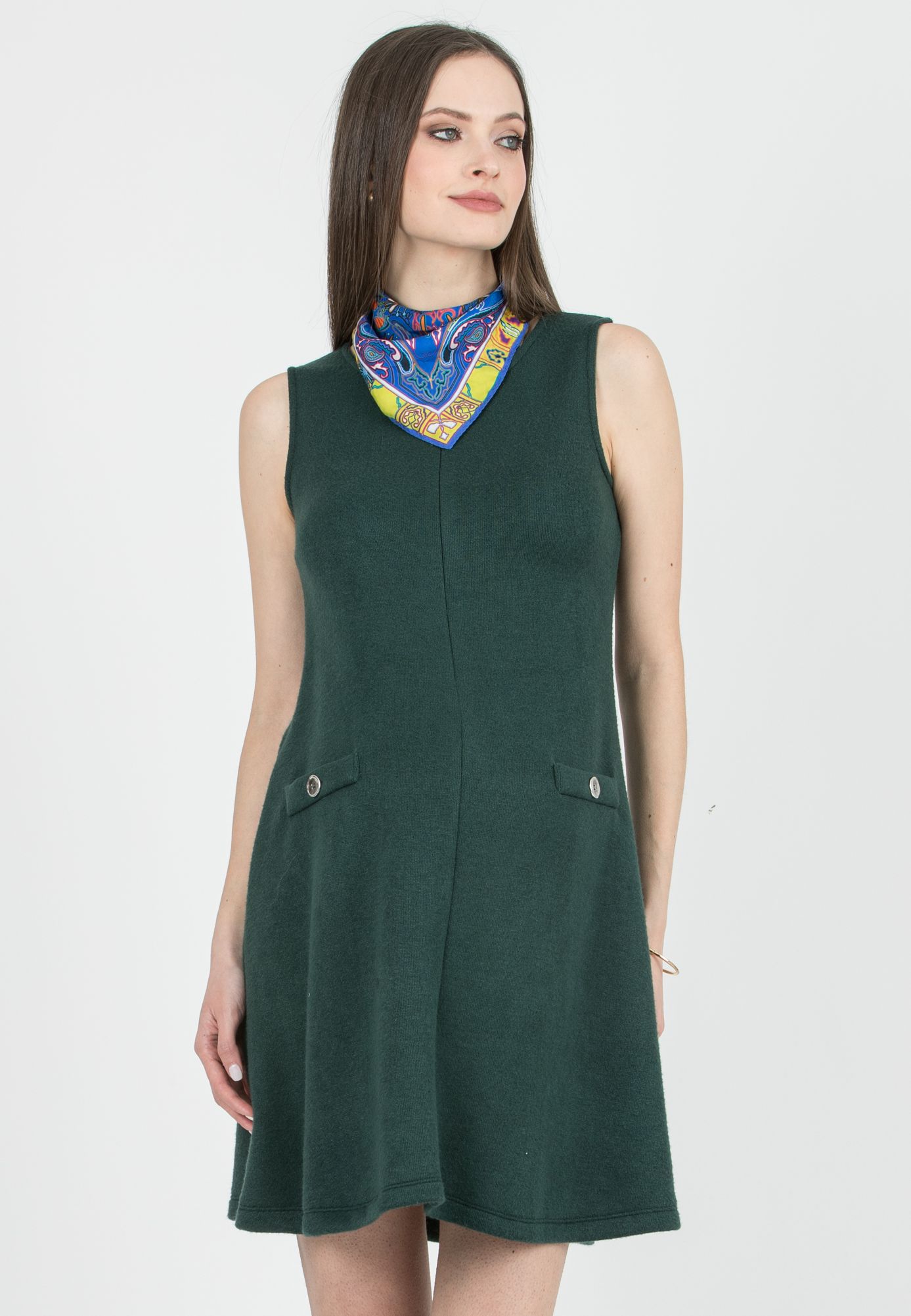 ROSSELLA - Two Piece Knit Maternity & Nursing Dress Set (Smeraldo)