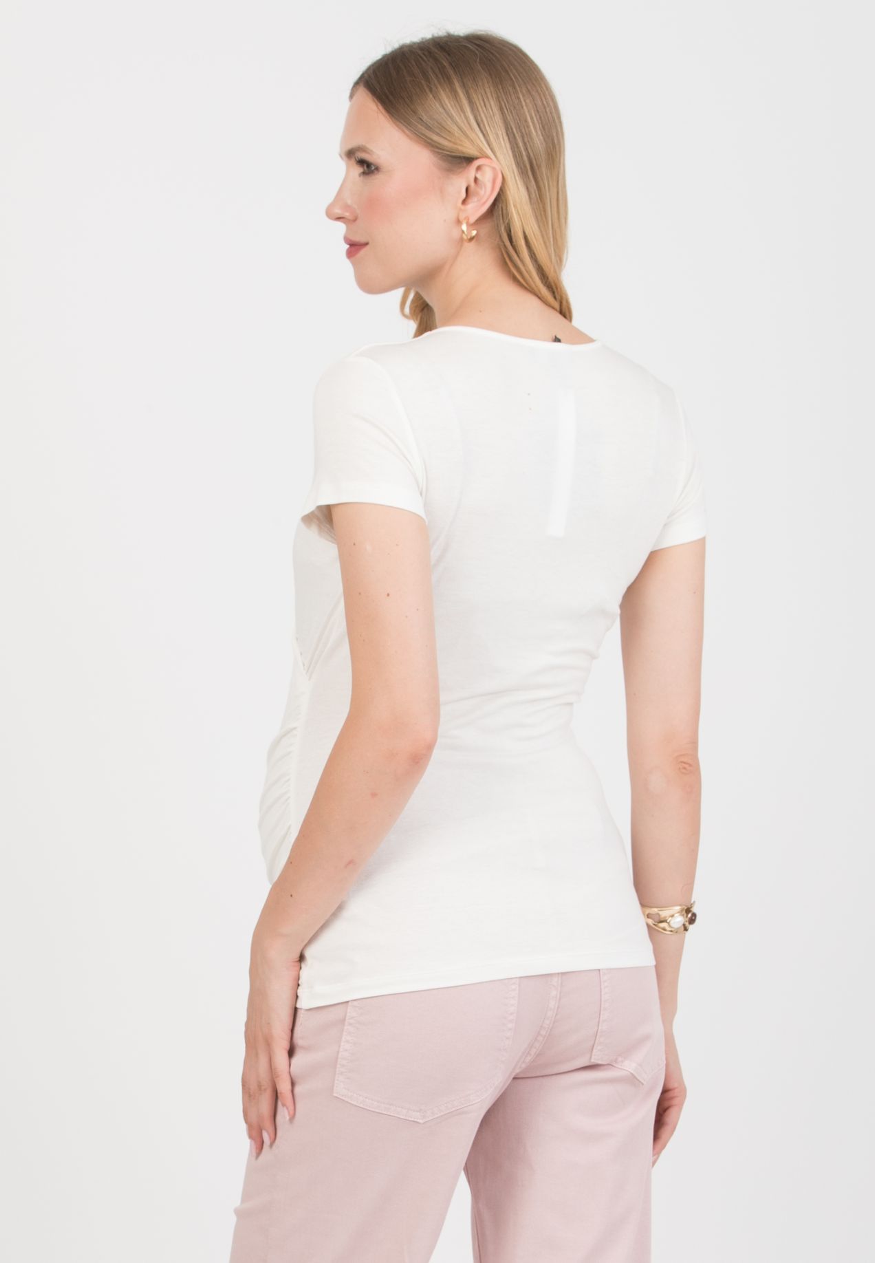 CRYSTAL - Wrap Maternity & Nursing Top (Avorio)