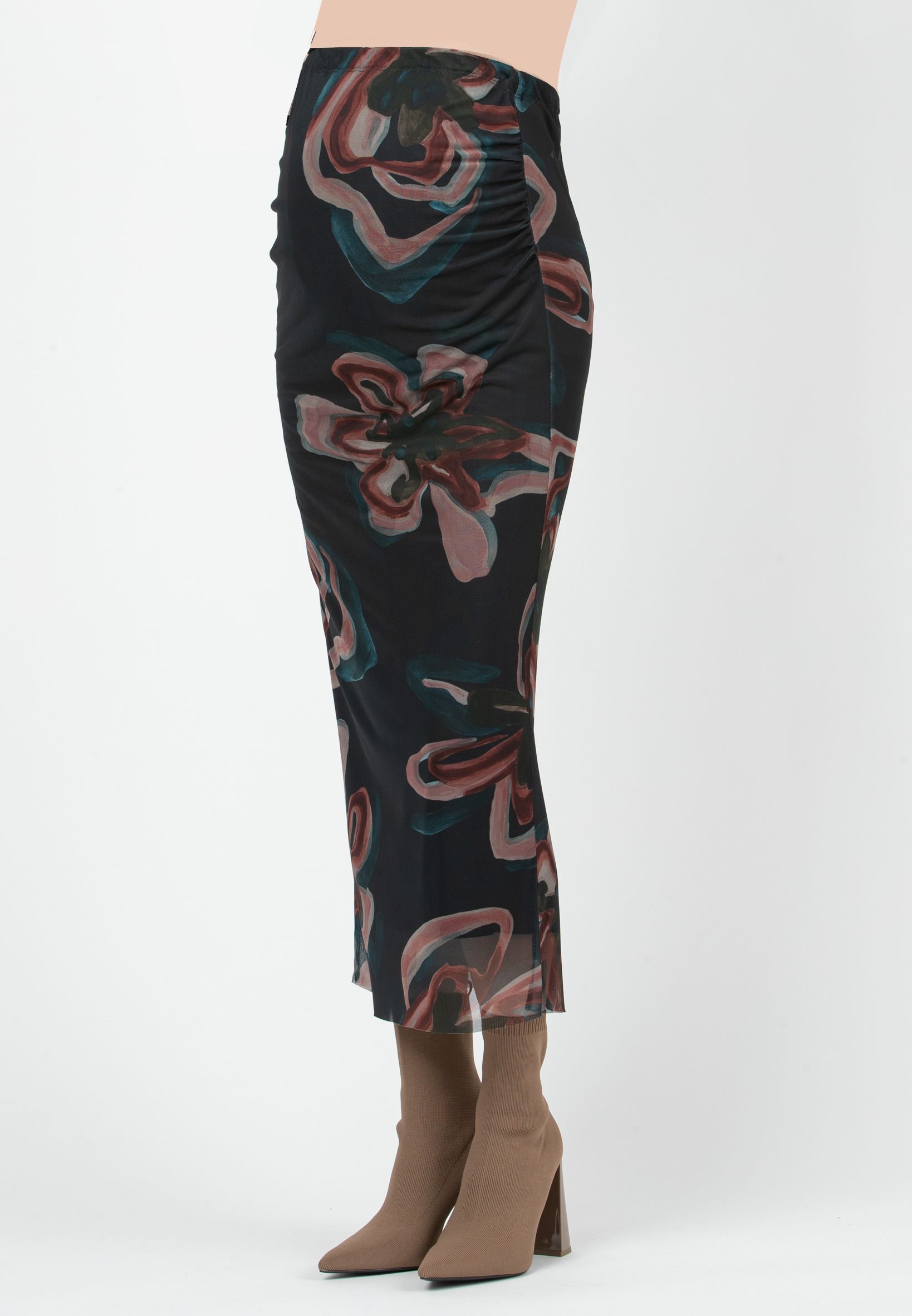 JUPITER - Maternity Mesh Skirt (Verde Scuro)