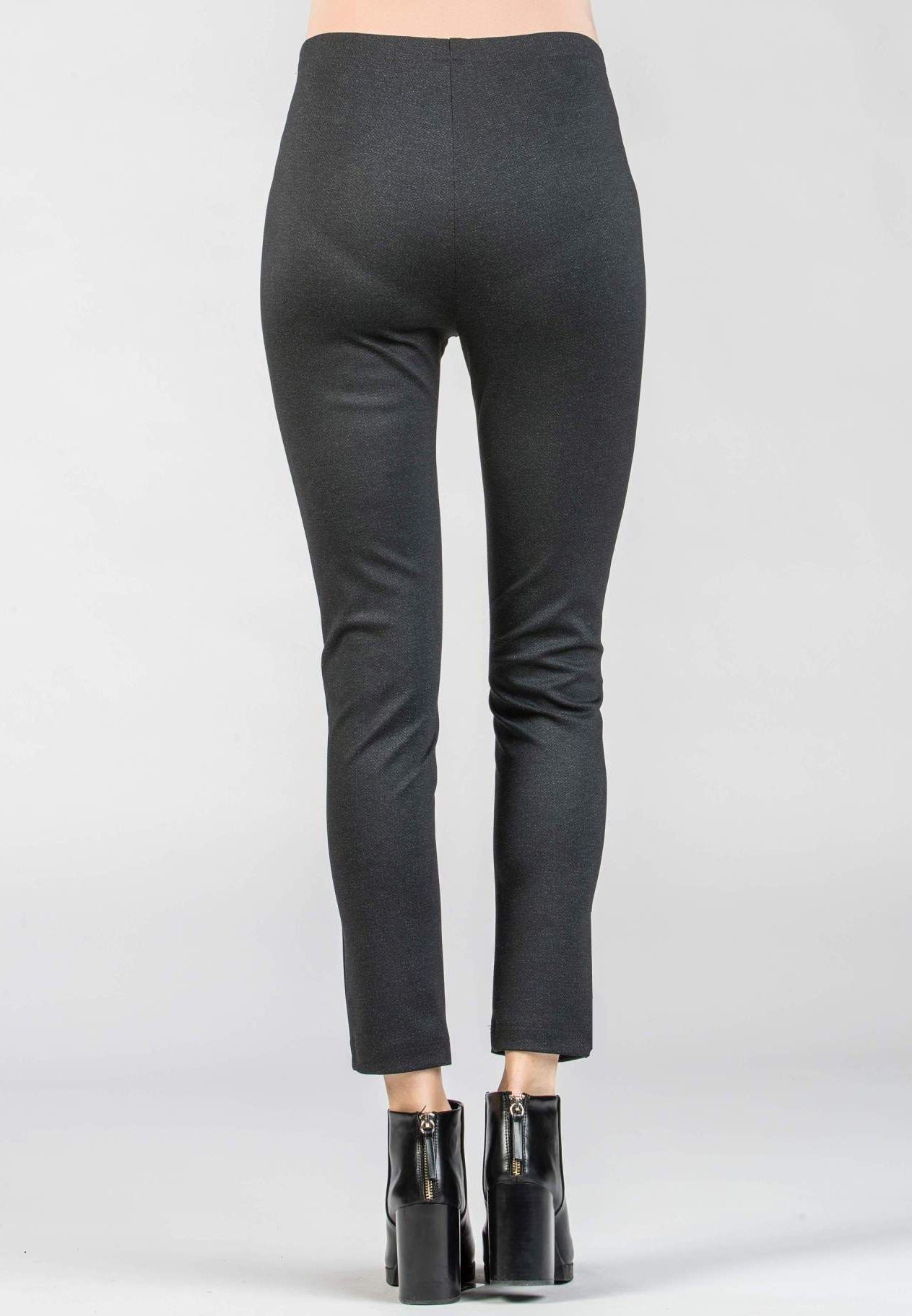 Leggings Premaman Fantasia Spigato (Grigio Medio, XS)