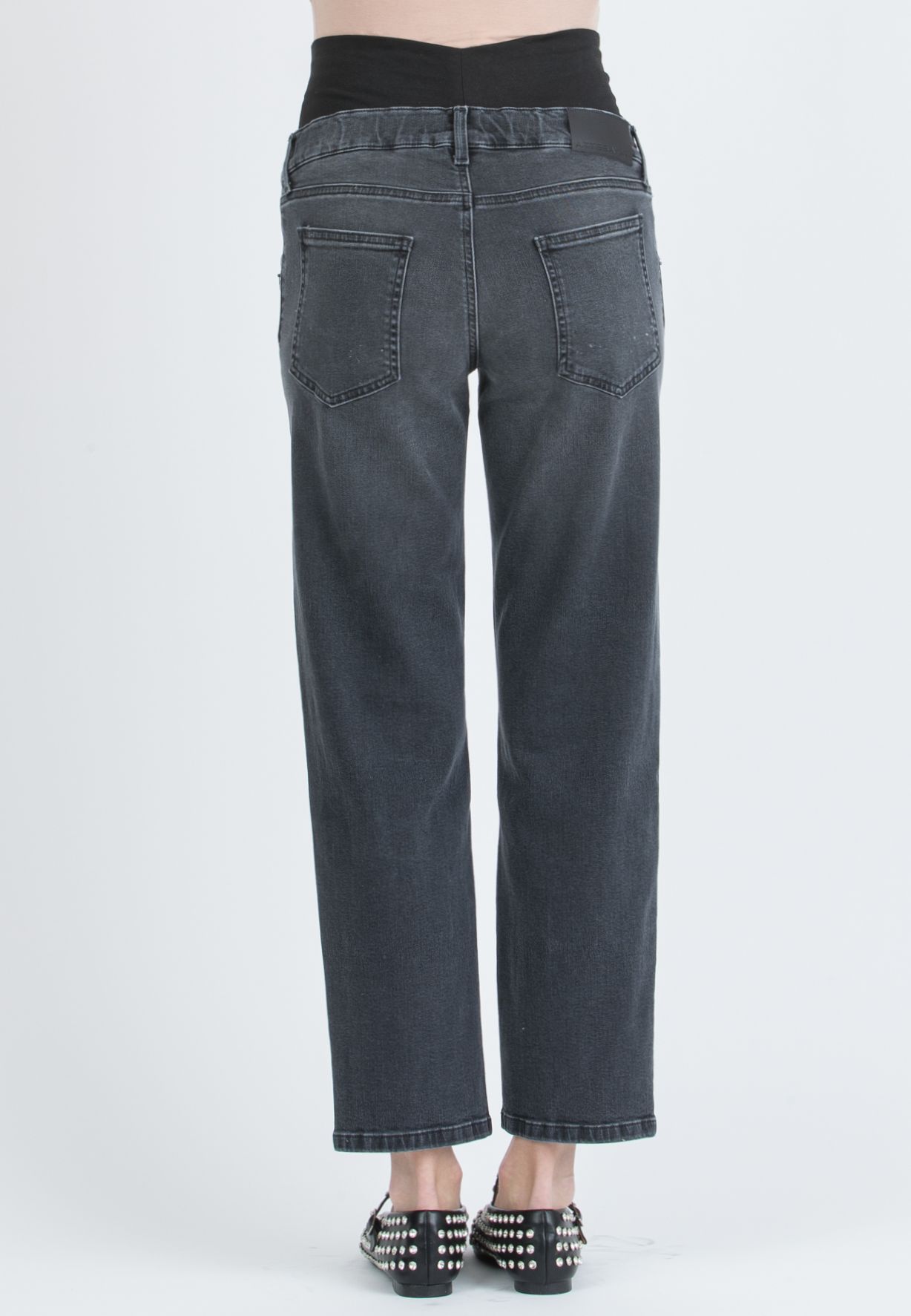 RHIANNA - Balloon Maternity Jeans (Grigio Medio)