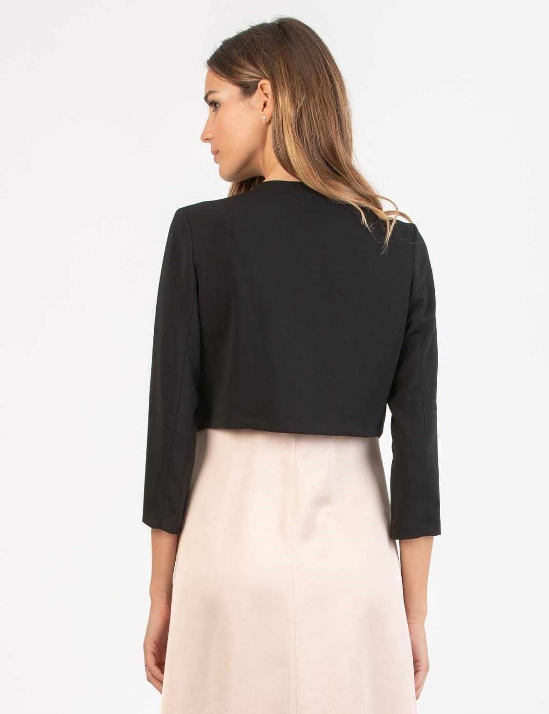 IVY - Short Maternity Bolero in Cady (Nero)