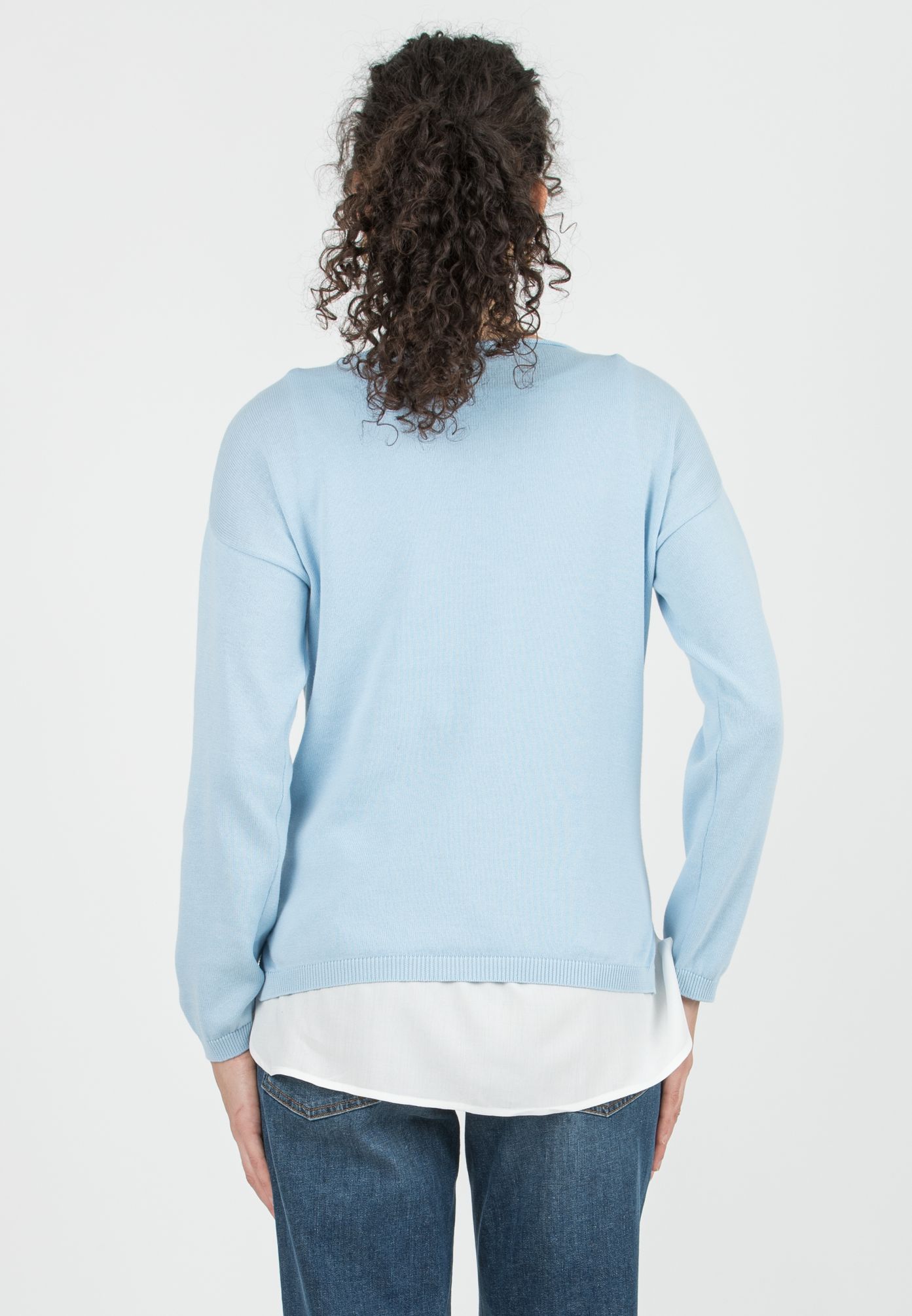 GIOIA – Maternity & Nursing Lightweight Knit with Matching Top (Azzurro)